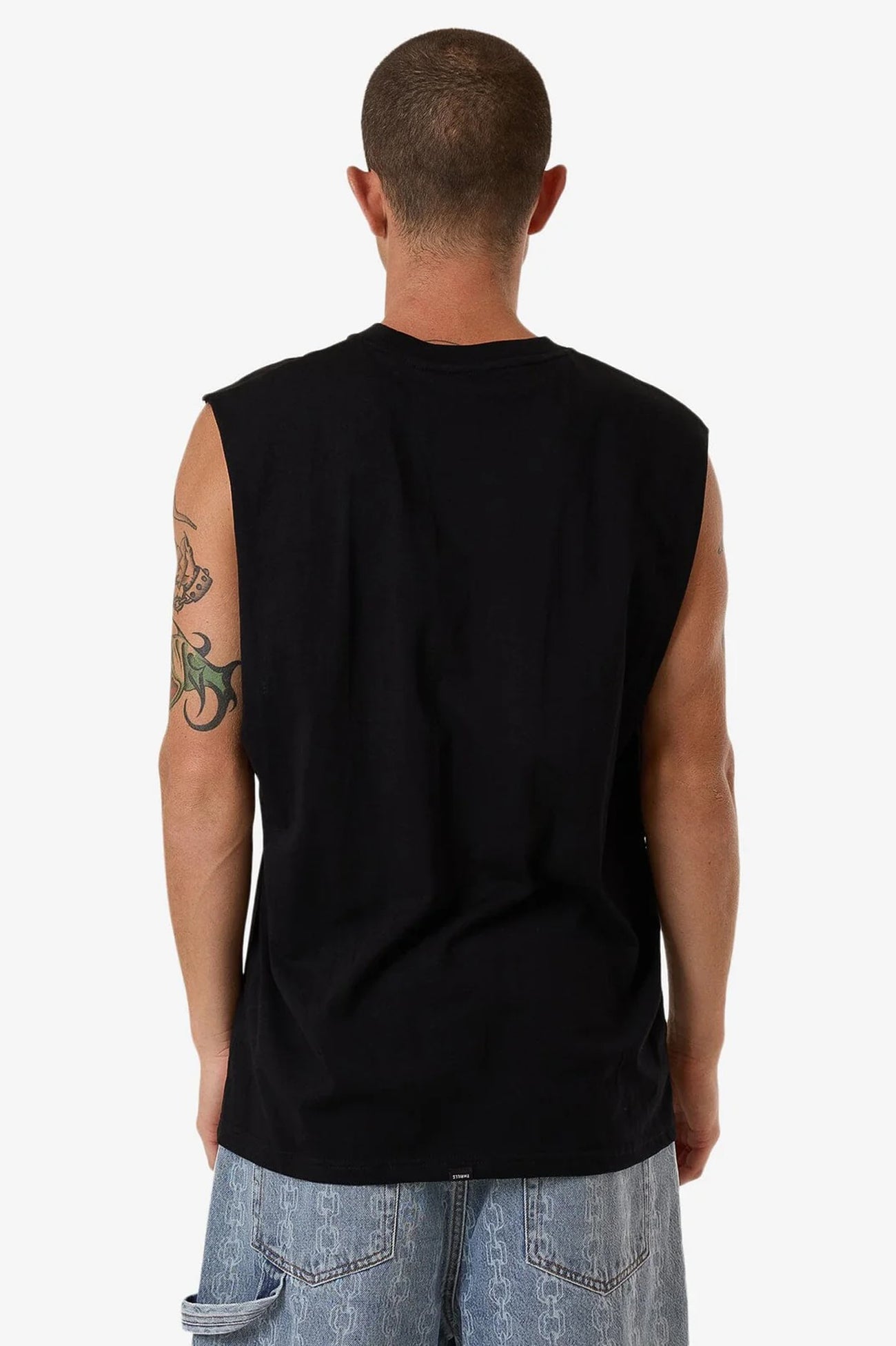 Logic Merch Fit Muscle Tee Black