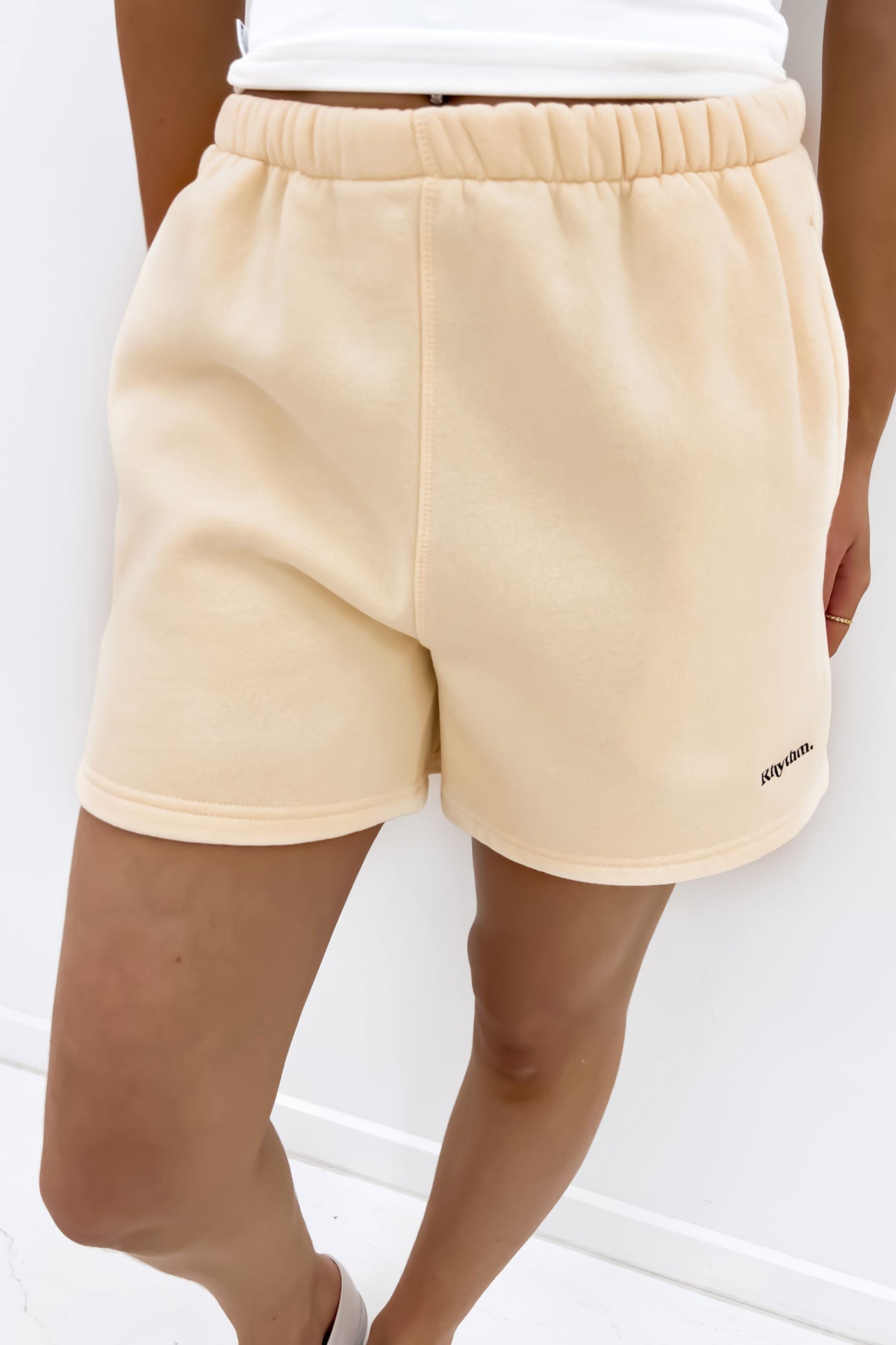 Logo Fleece Short Oatmeal