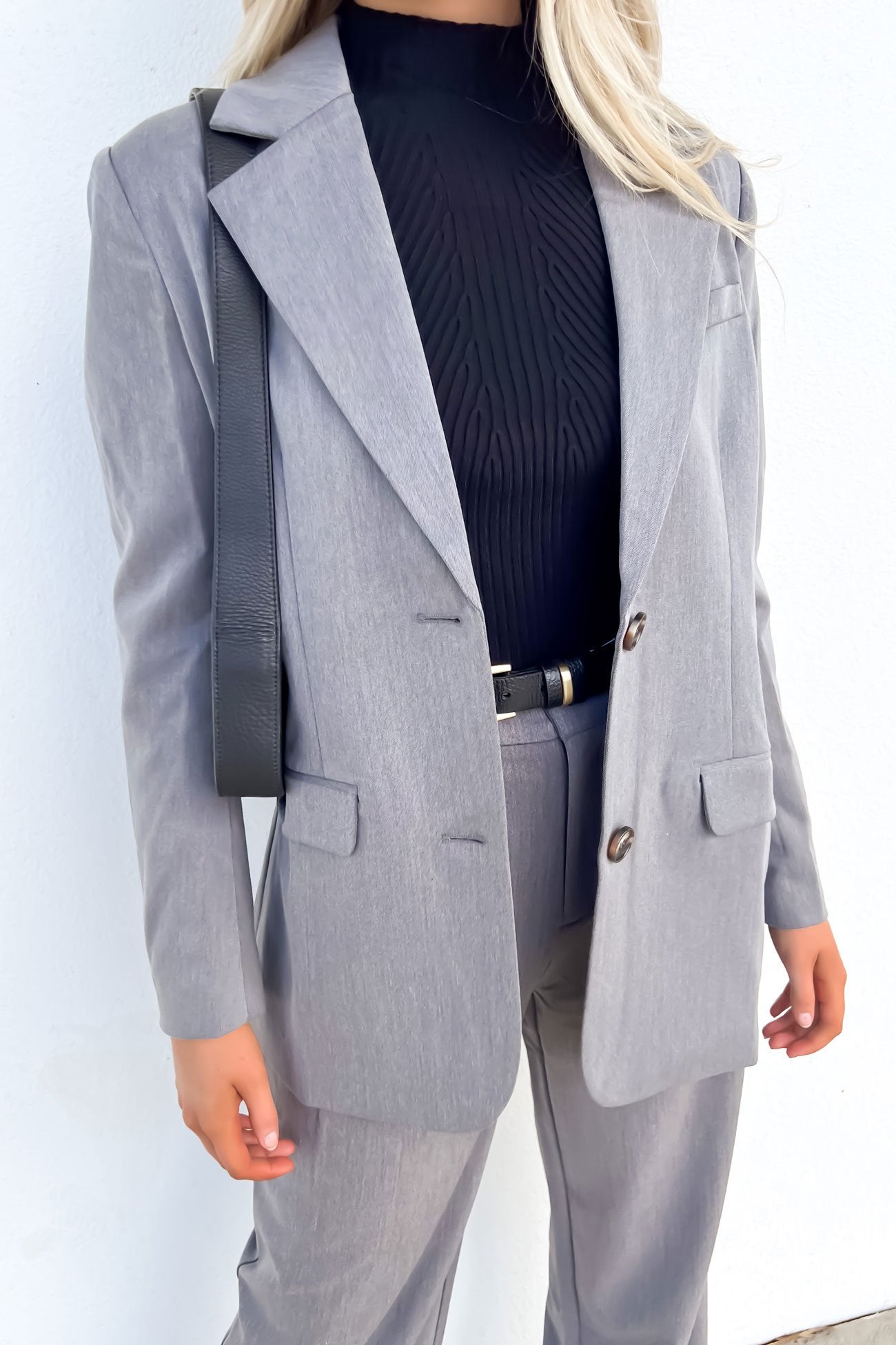 Lottie Blazer Charcoal