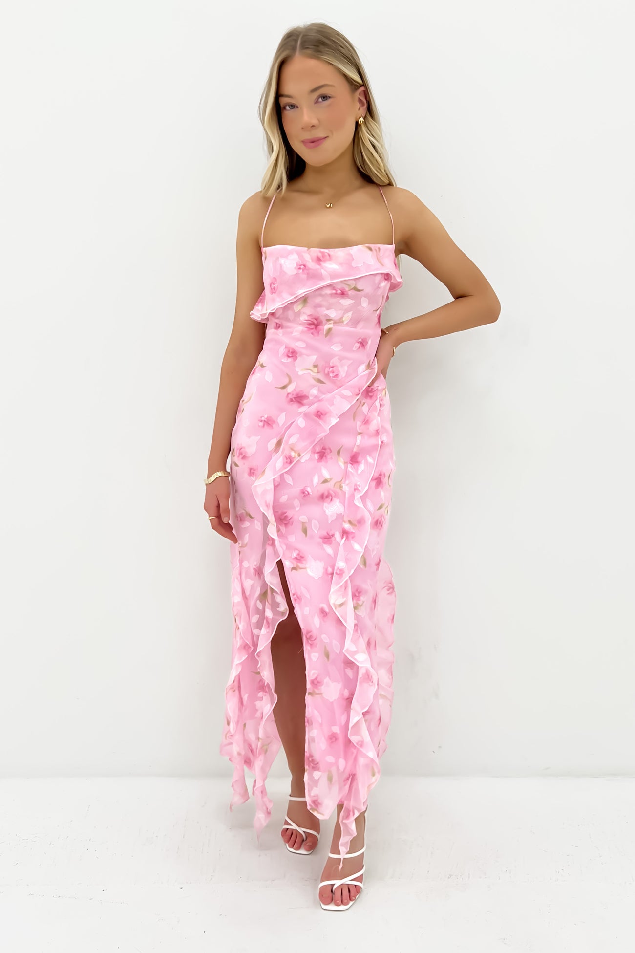 Loz Maxi Dress Pink Frolic