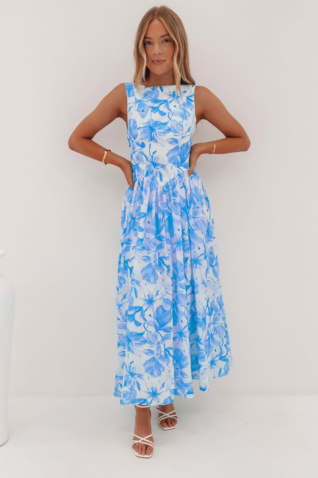 Maisie Maxi Dress Bluejay