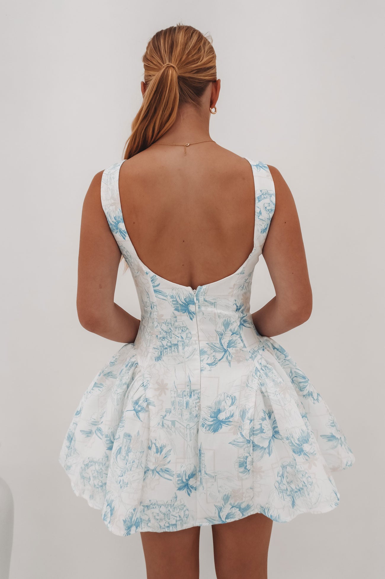 Maisie Mini Dress Skyflower