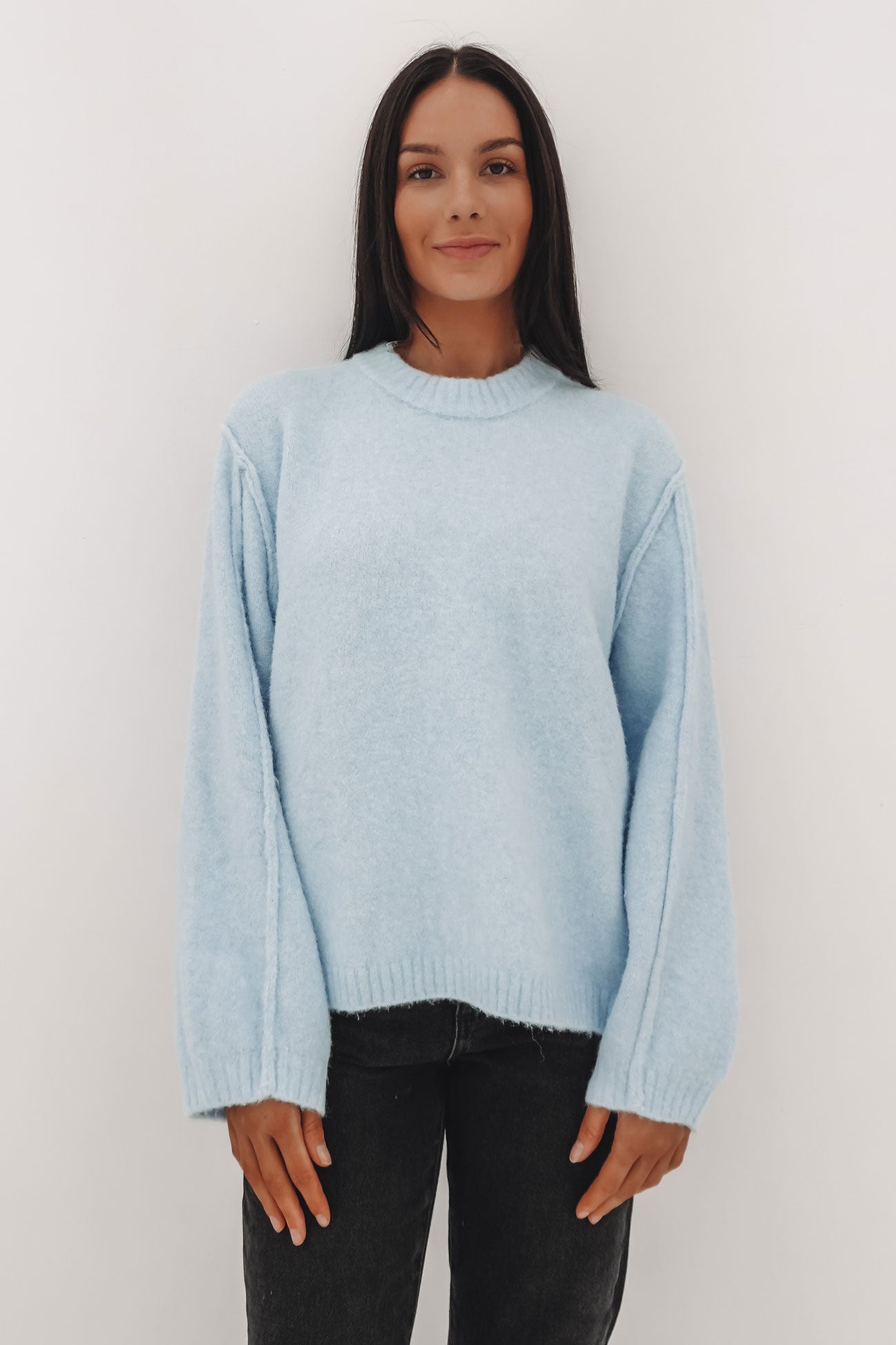 Marcy Knit Jumper Blue