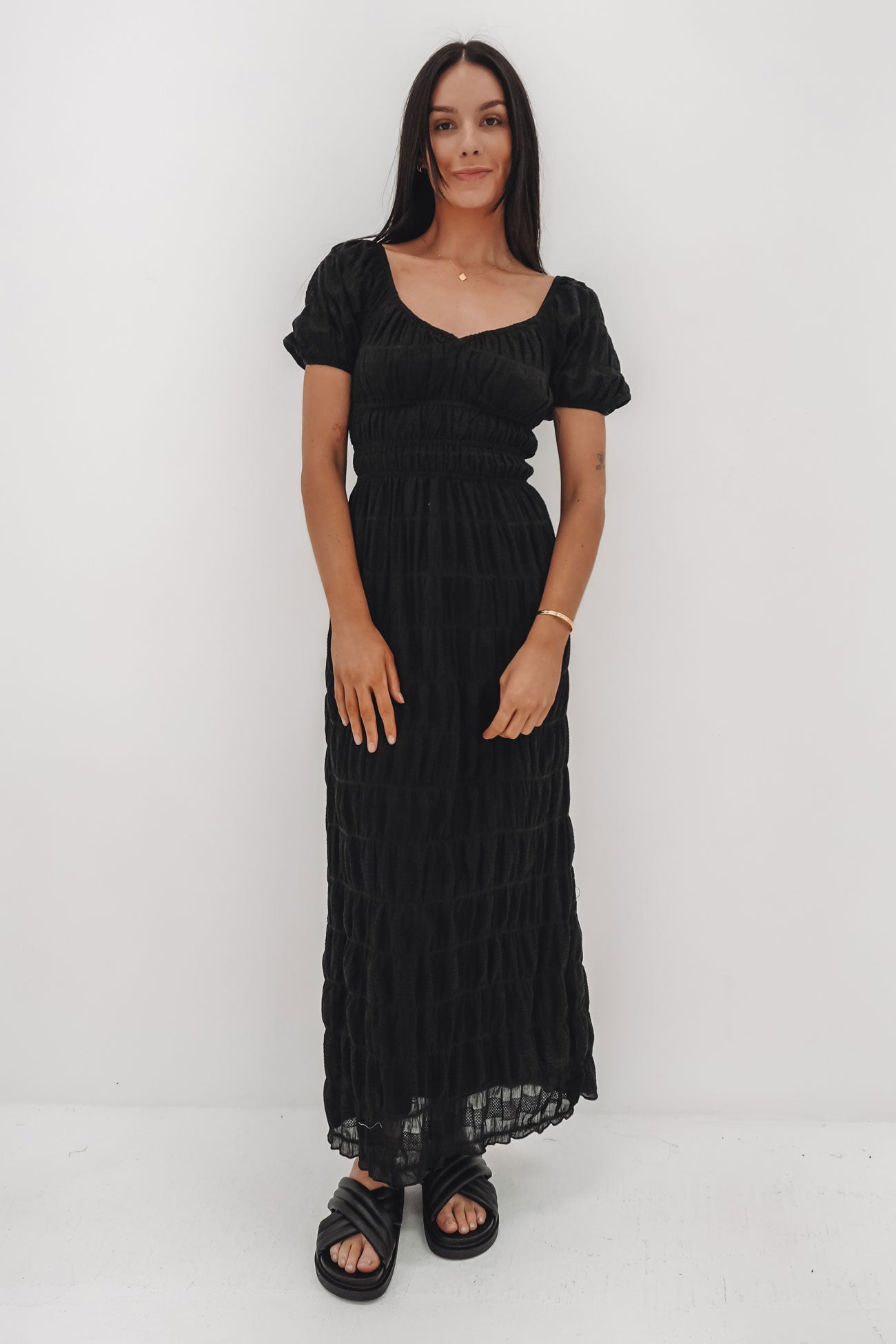 Maude Maxi Dress Black