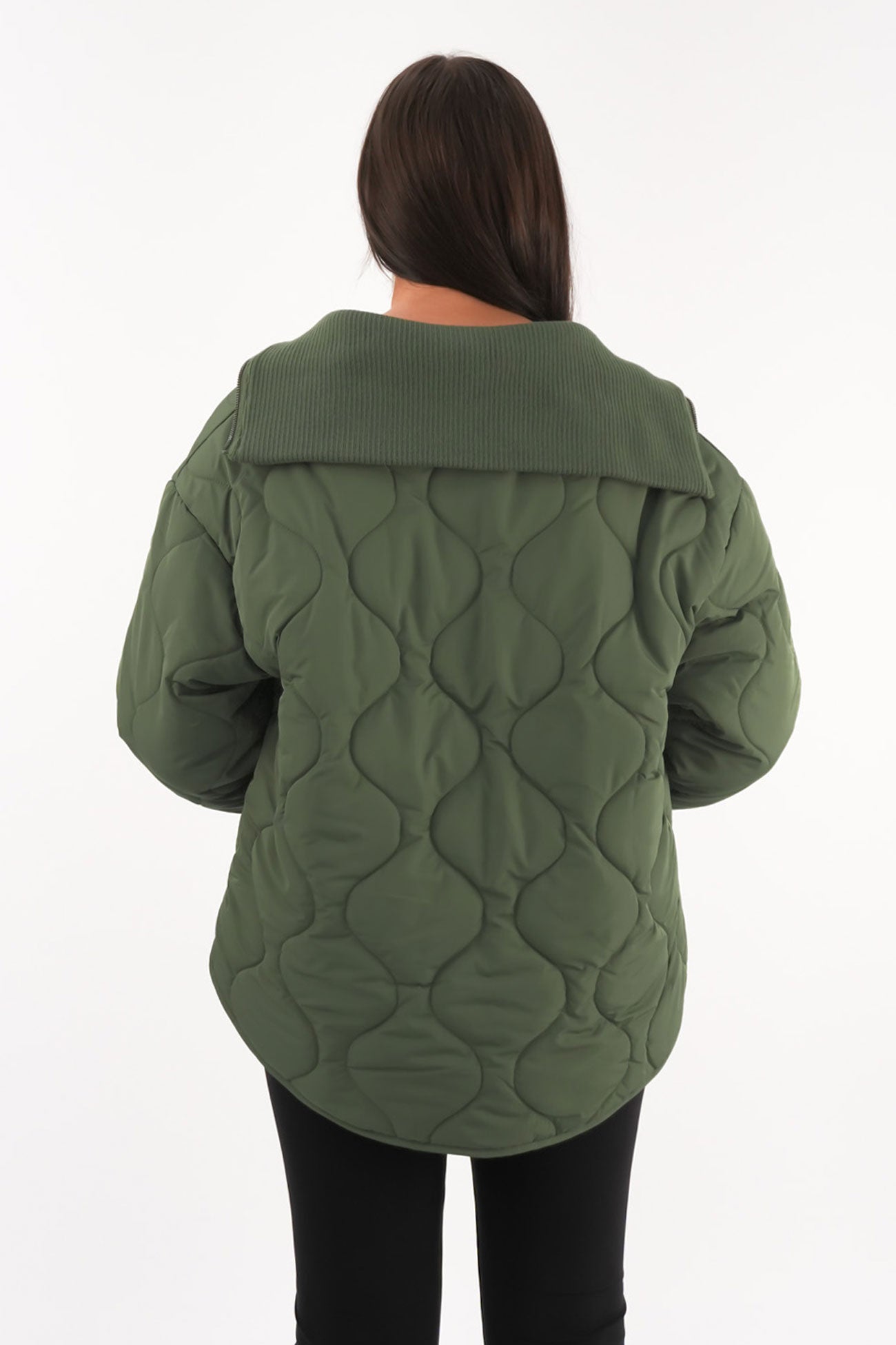 Mellow Quilted Jacket Khaki