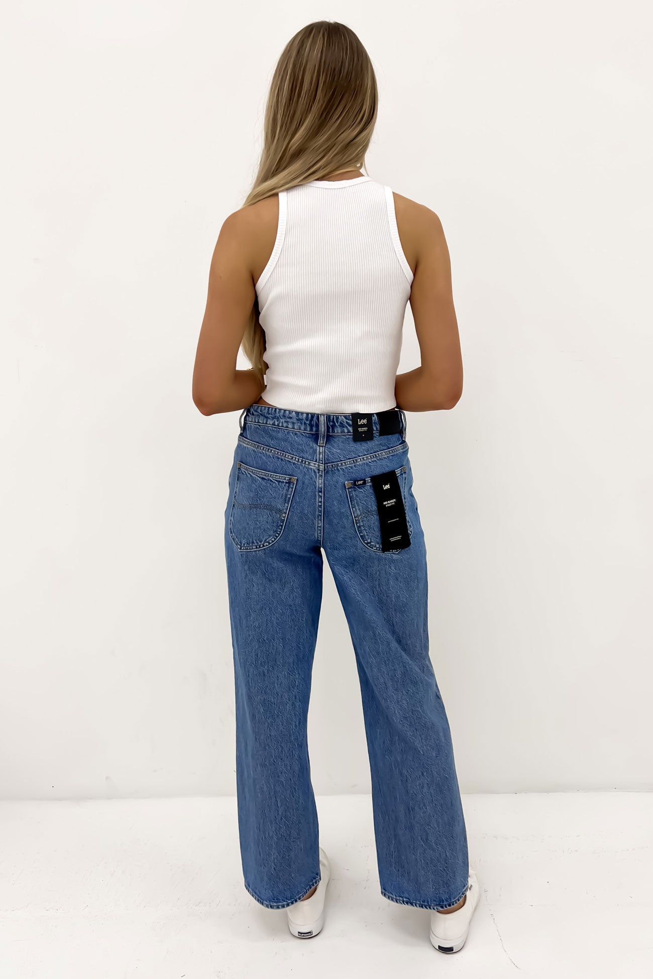 Mid Baggy Jean Bold Blue