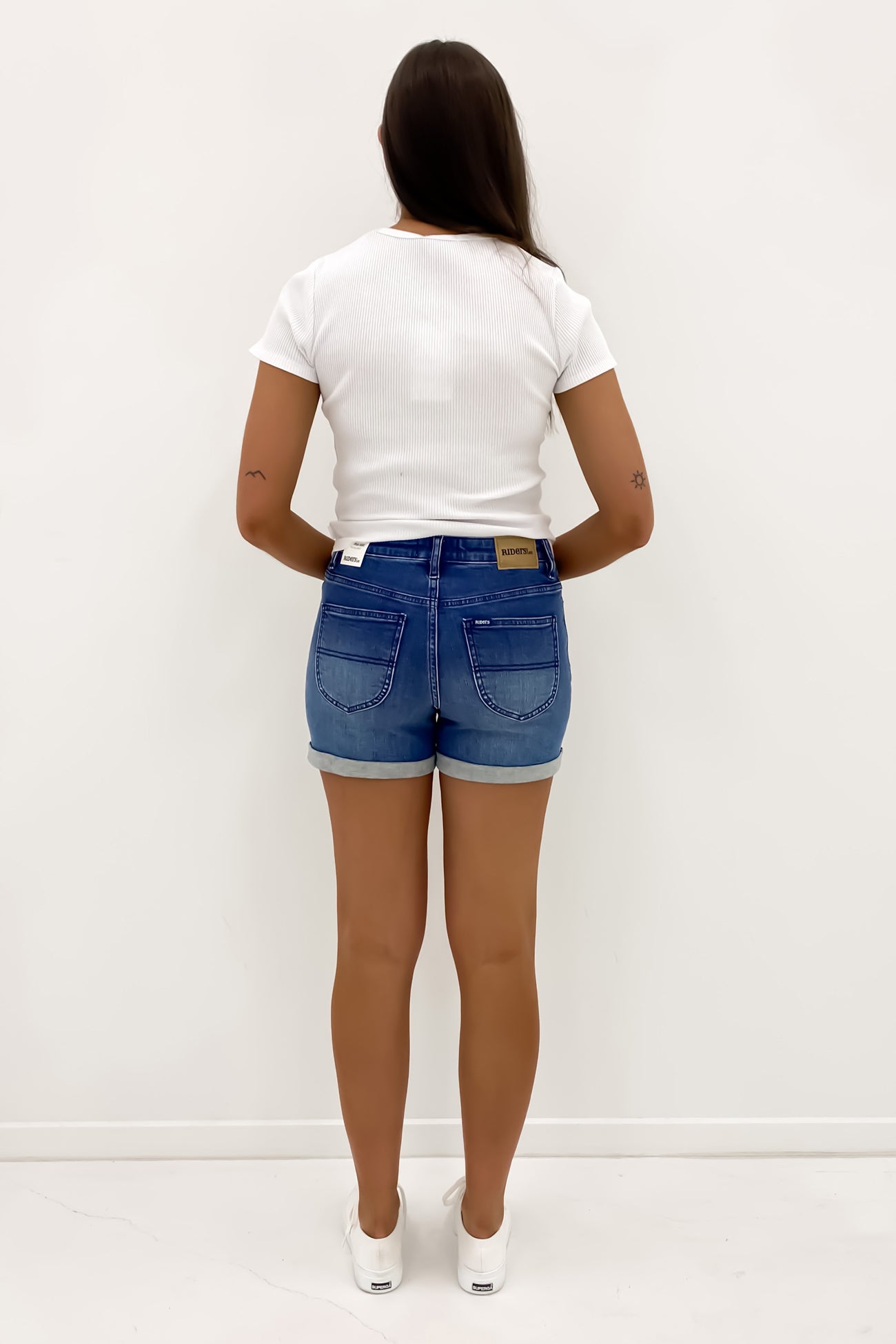 Mid-Thigh Short Haper Blue