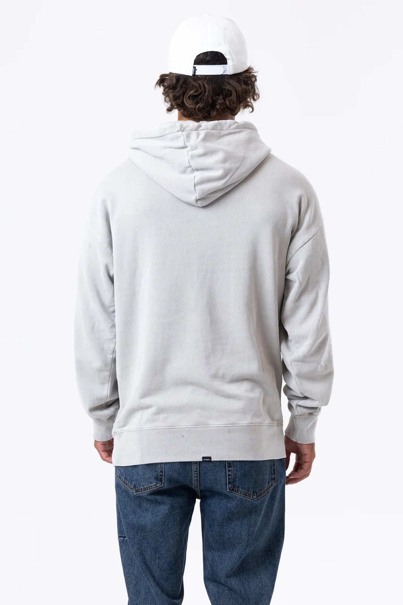 Minimal Thrills Slouch Pull On Hood Oyster Grey