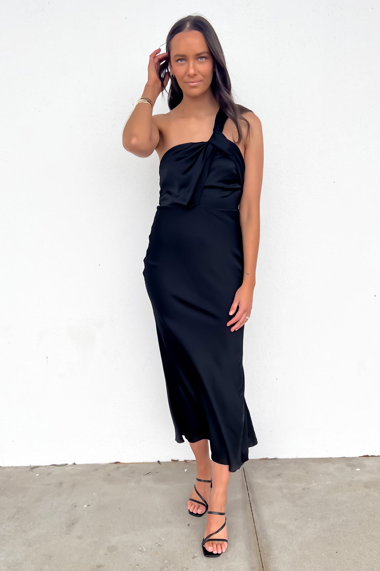 Monika Midi Dress Black