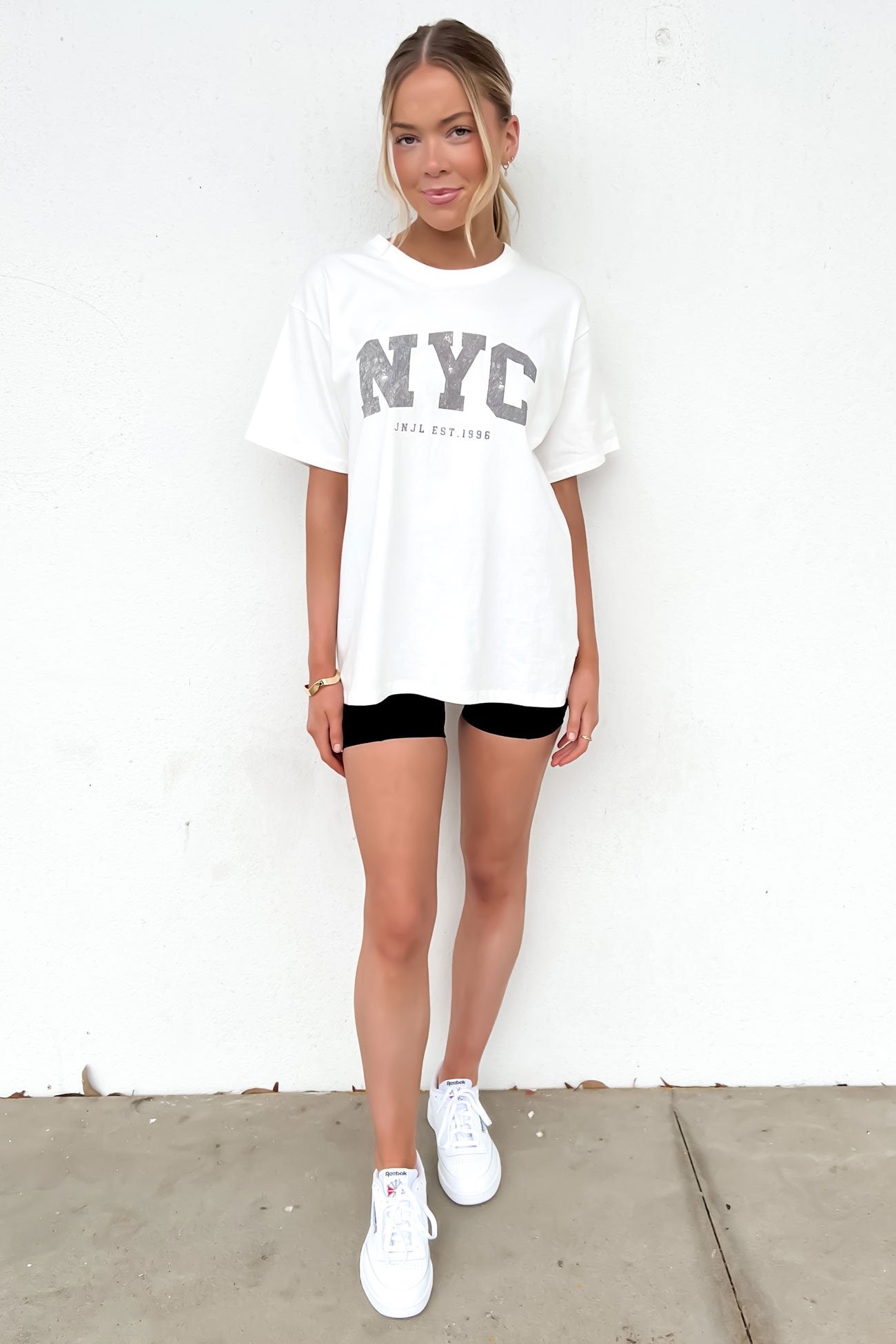 NYC Tee Vintage White