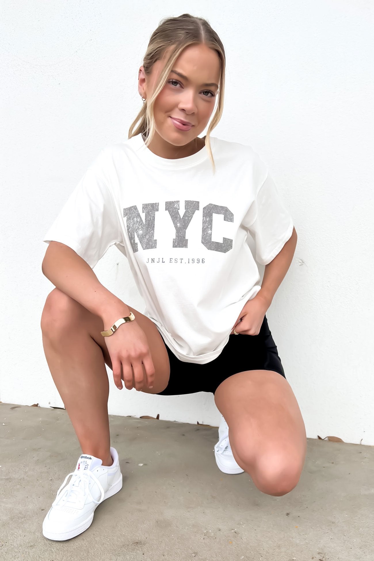 NYC Tee Vintage White