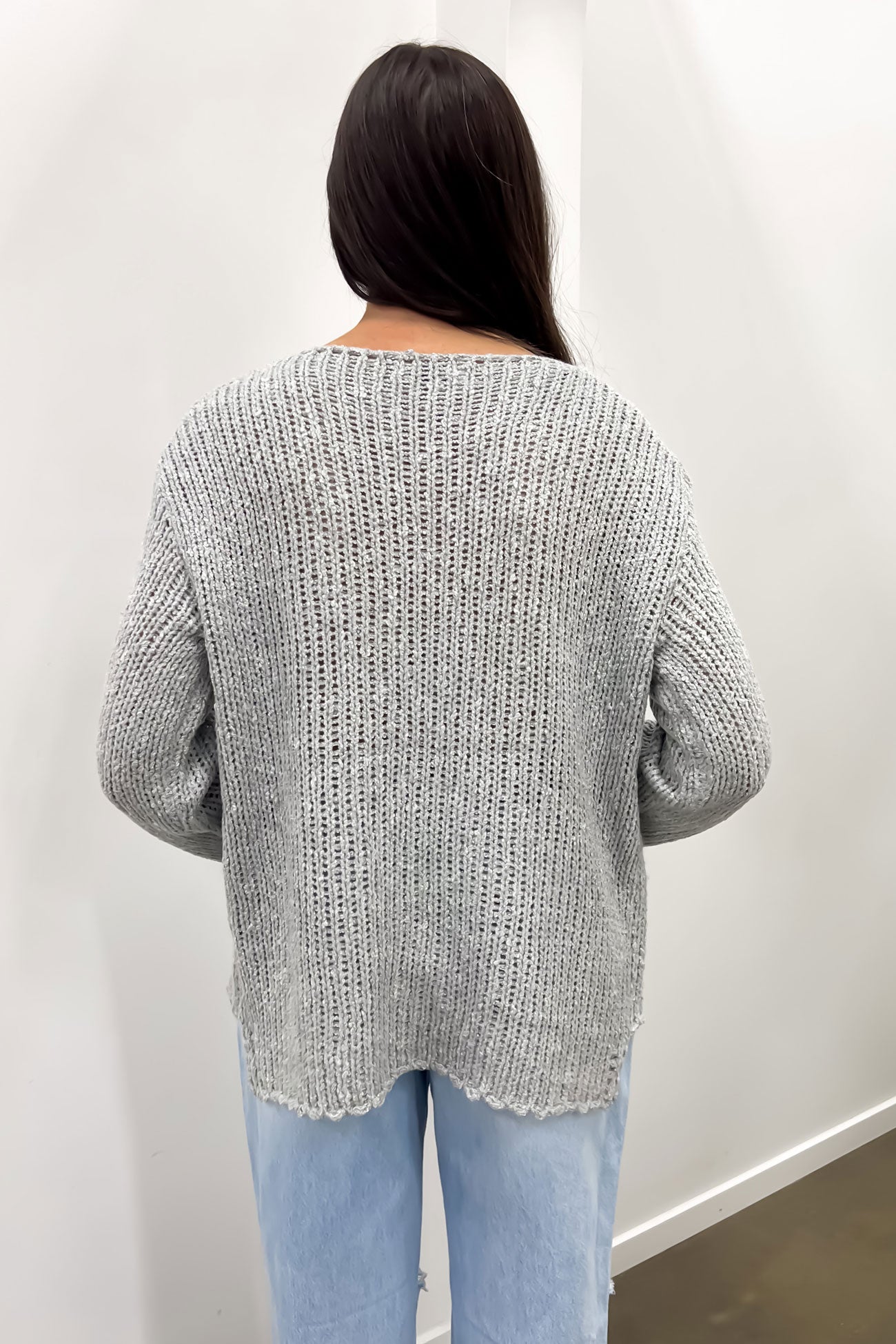 Narelle Knit Jumper Grey