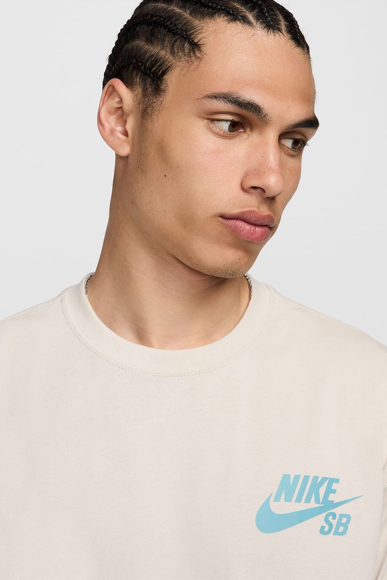 Nike SB Logo Skate Tee Light Orewood Brown