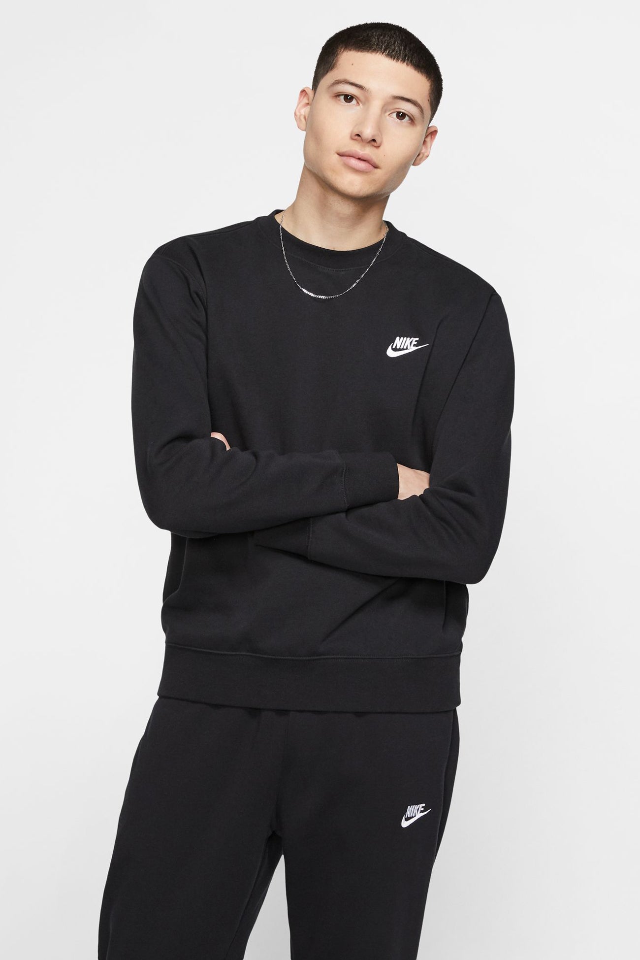 Nike Sportswear Club Fleece Crew Black