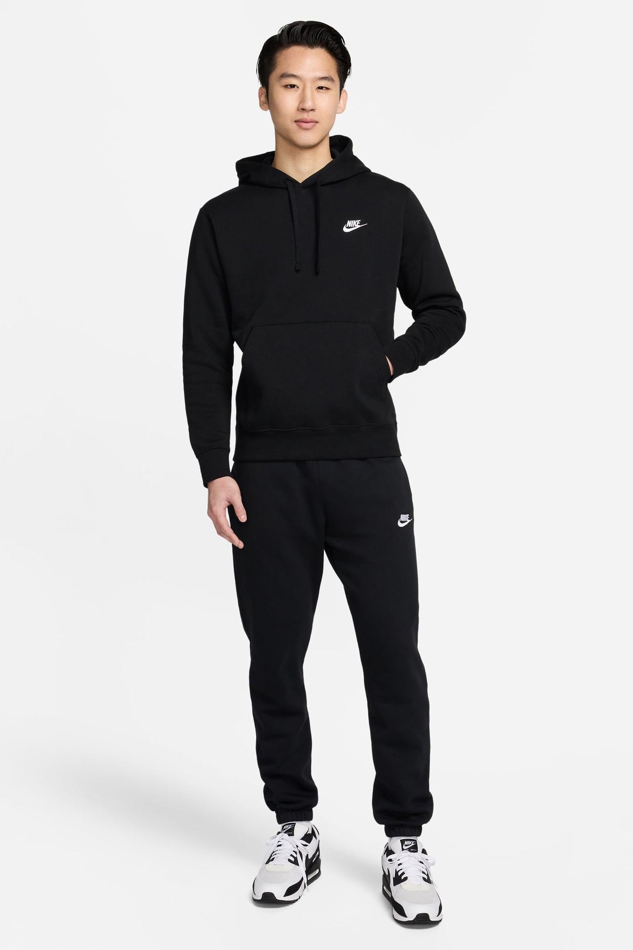 Nike Sportswear Club Pullover Hoodie Black