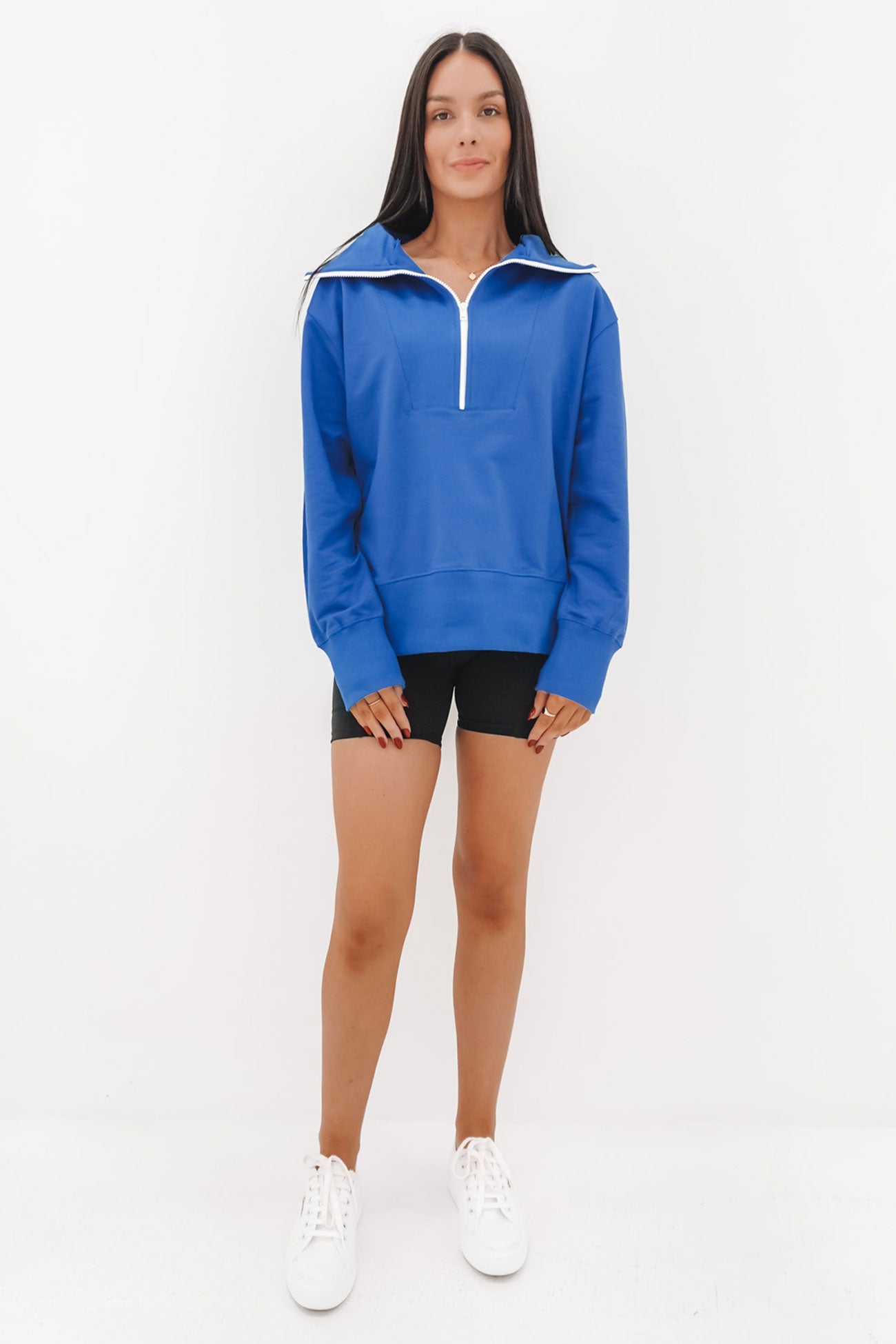 Nova Half Zip Azure