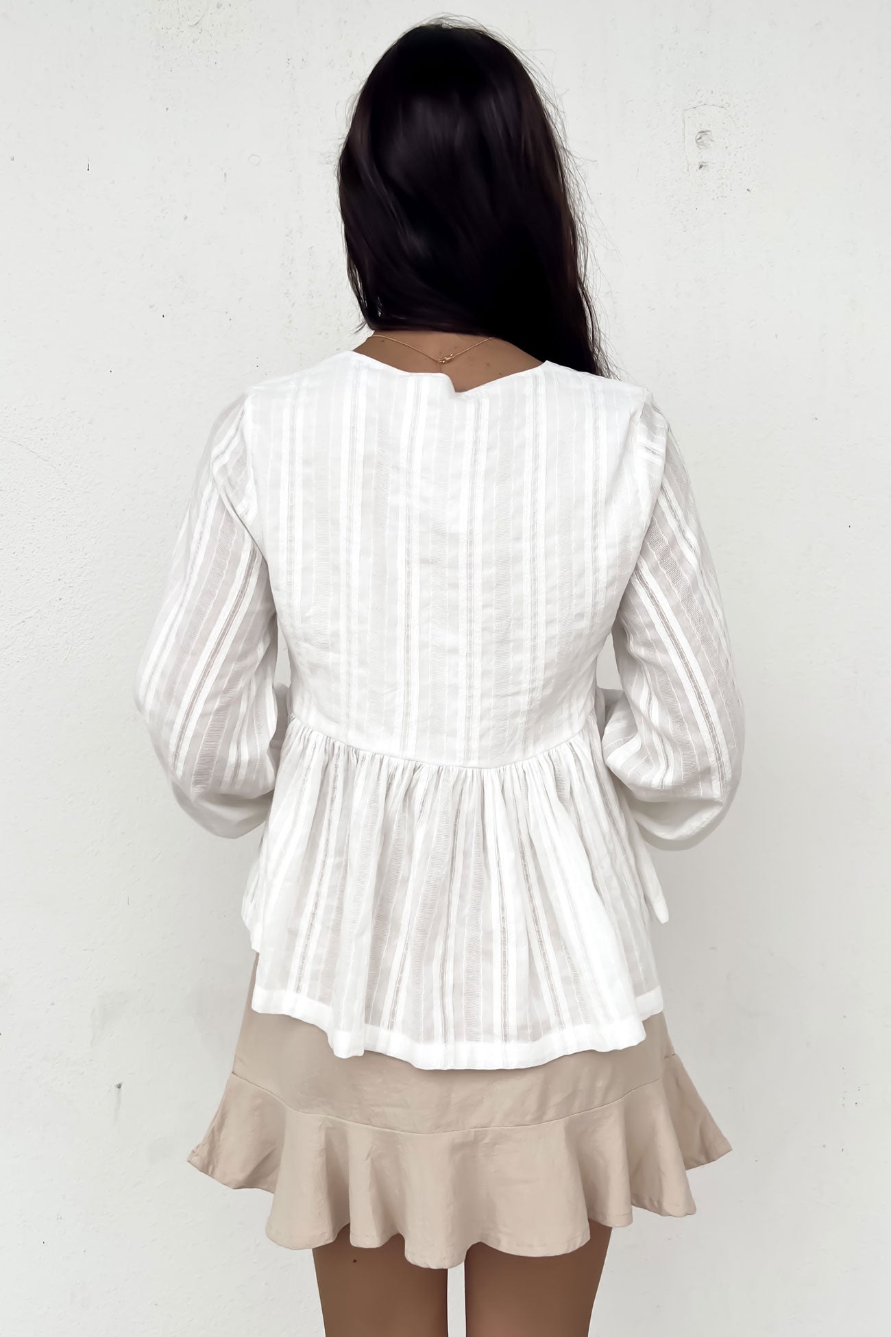 Nyssa Top White