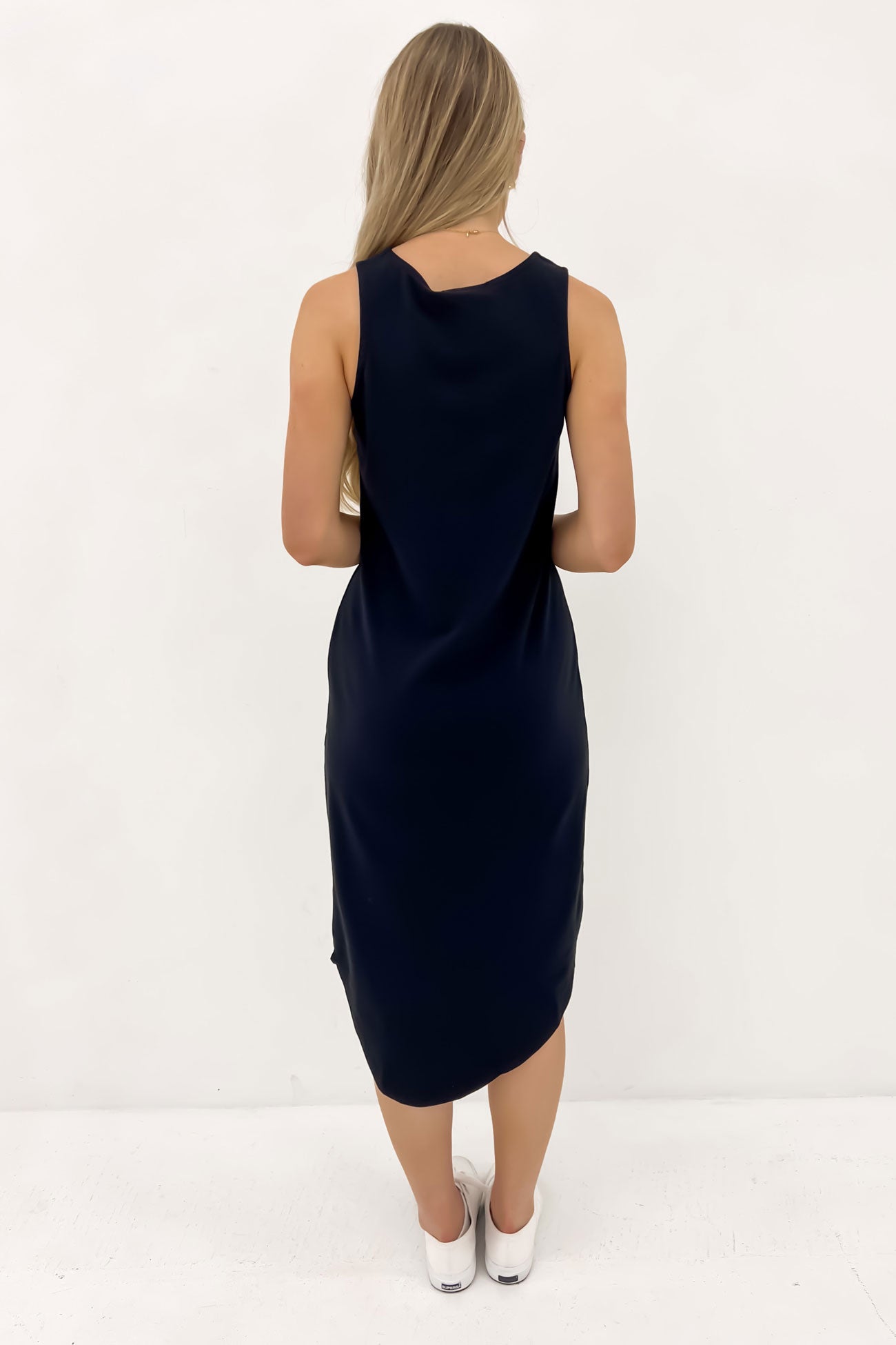 One In Eight Midi Dress Black