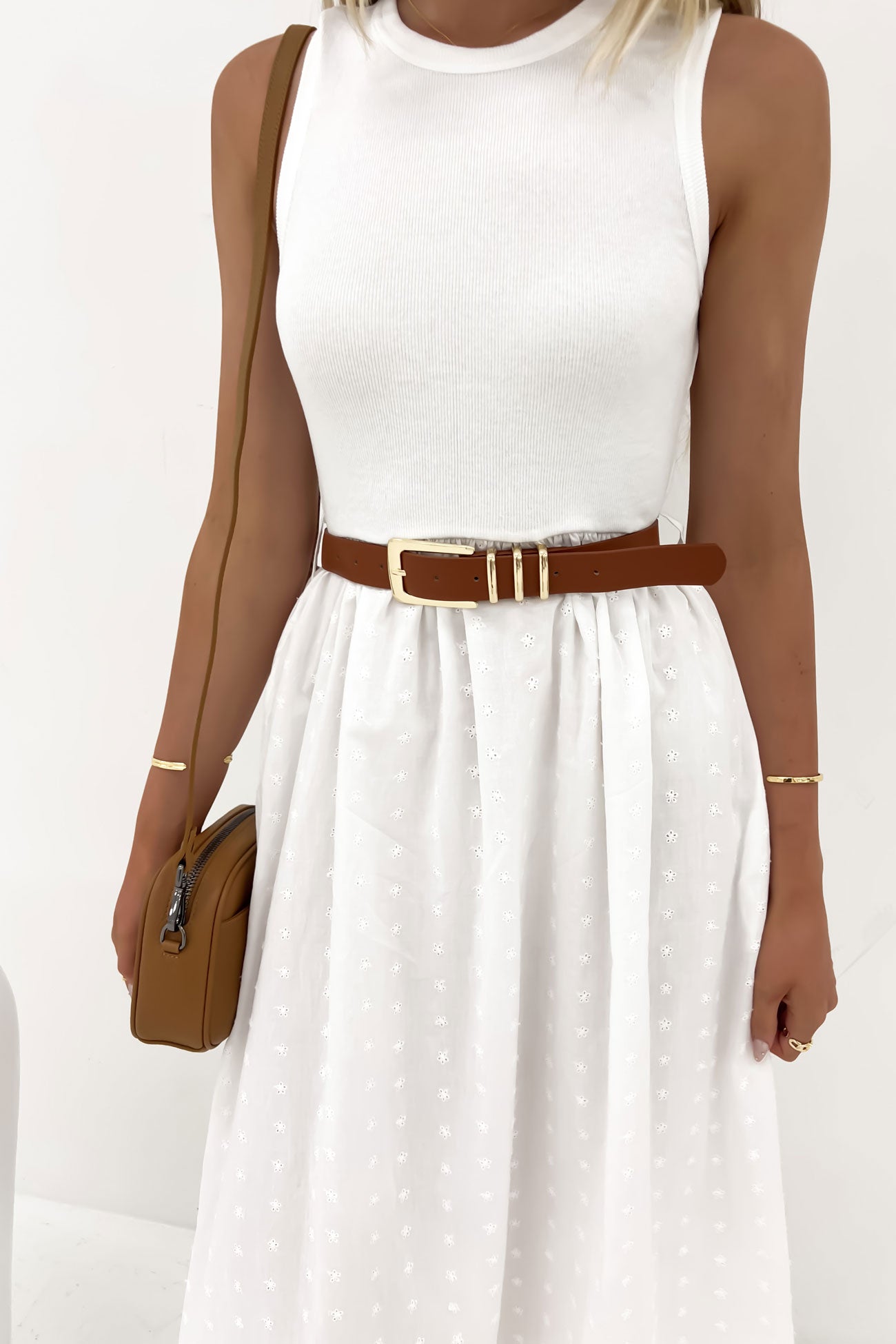 Opal Dress White