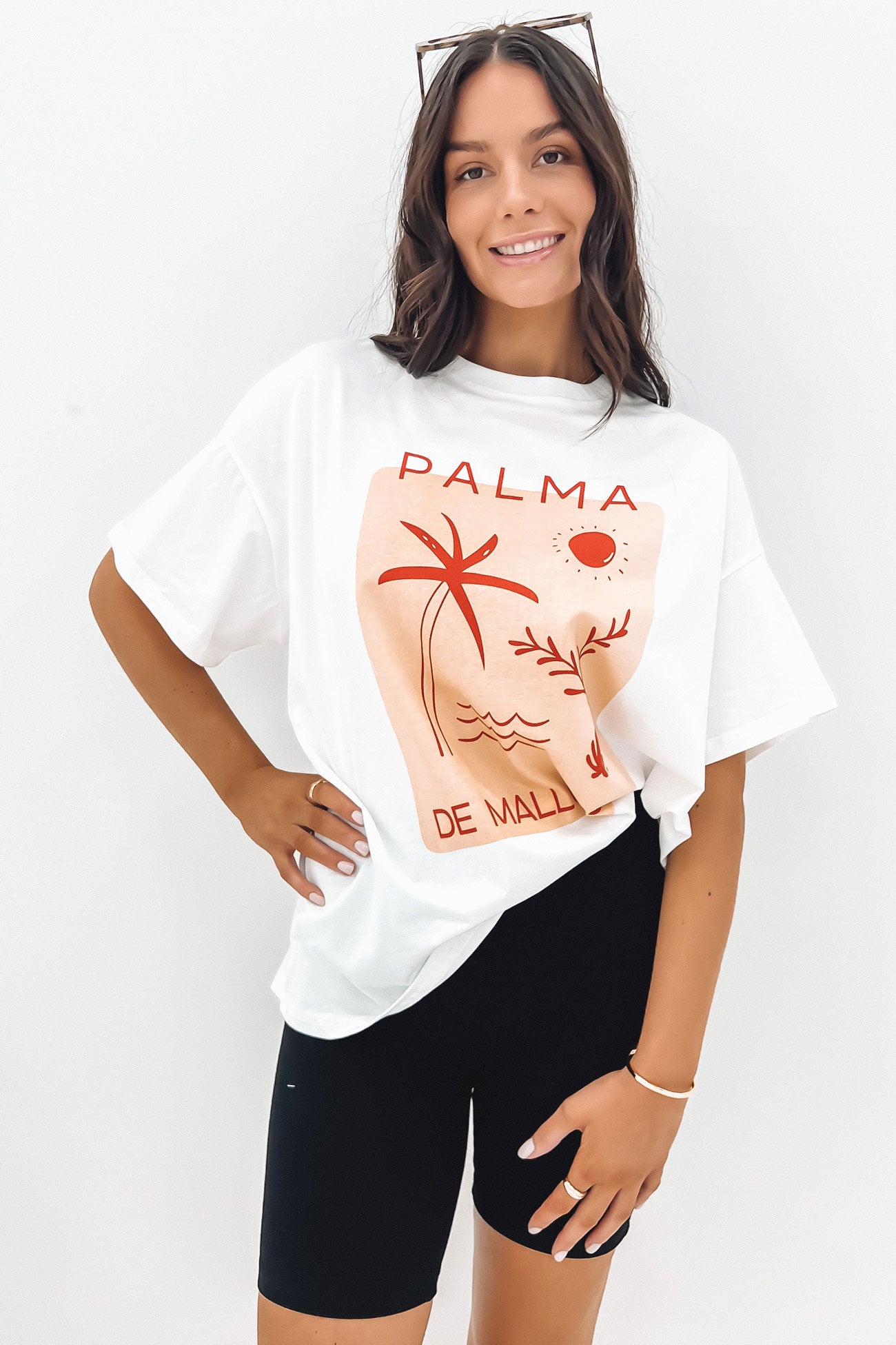 Palma De Mallorca Tee White