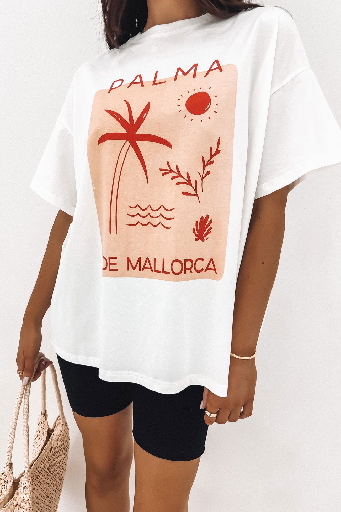 Palma De Mallorca Tee White