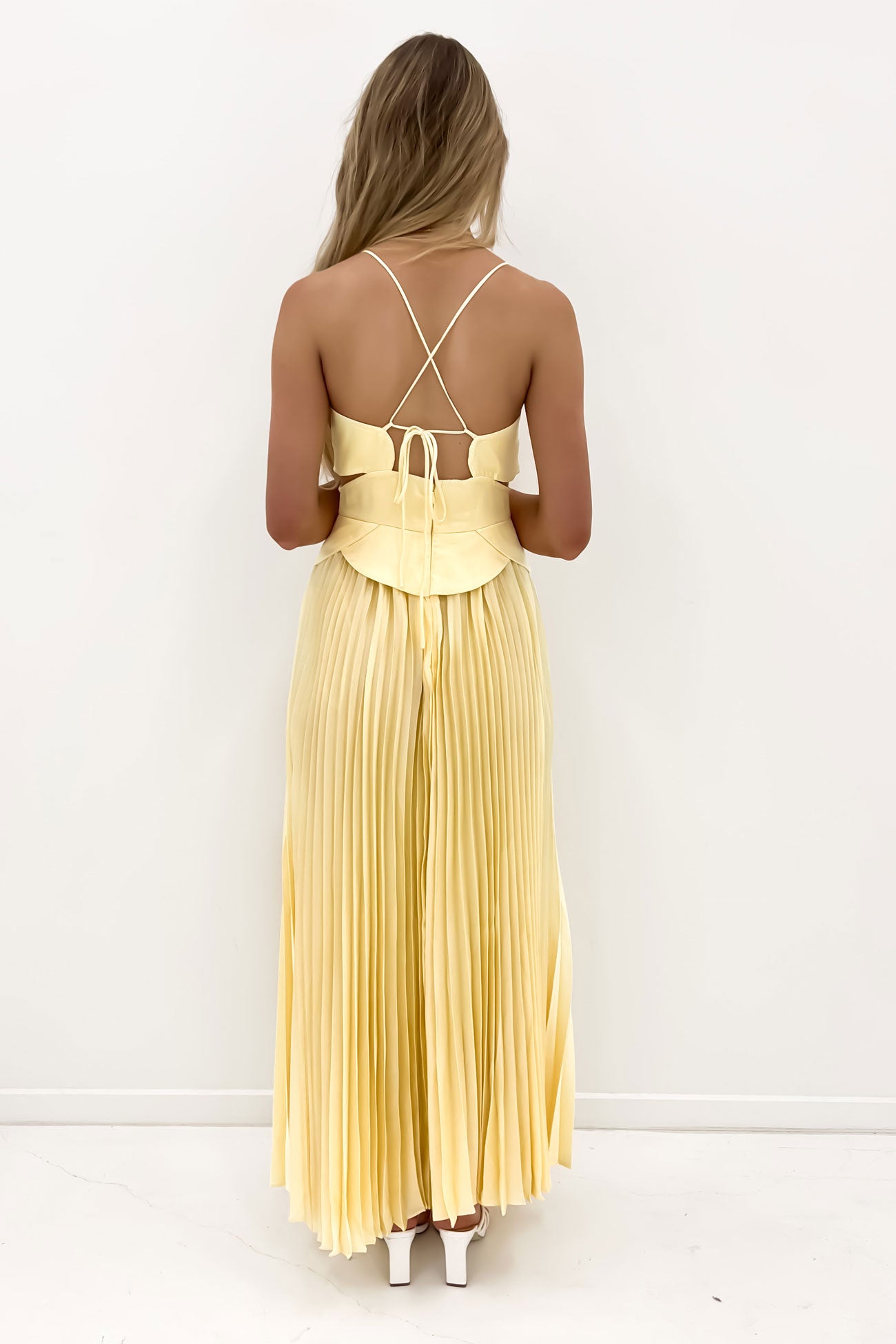 Parker Maxi Dress Yellow