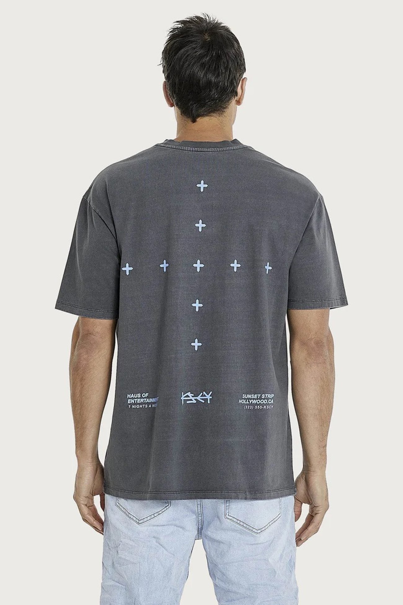 Plateau Heavy Box Fit Tee Pigment Asphalt