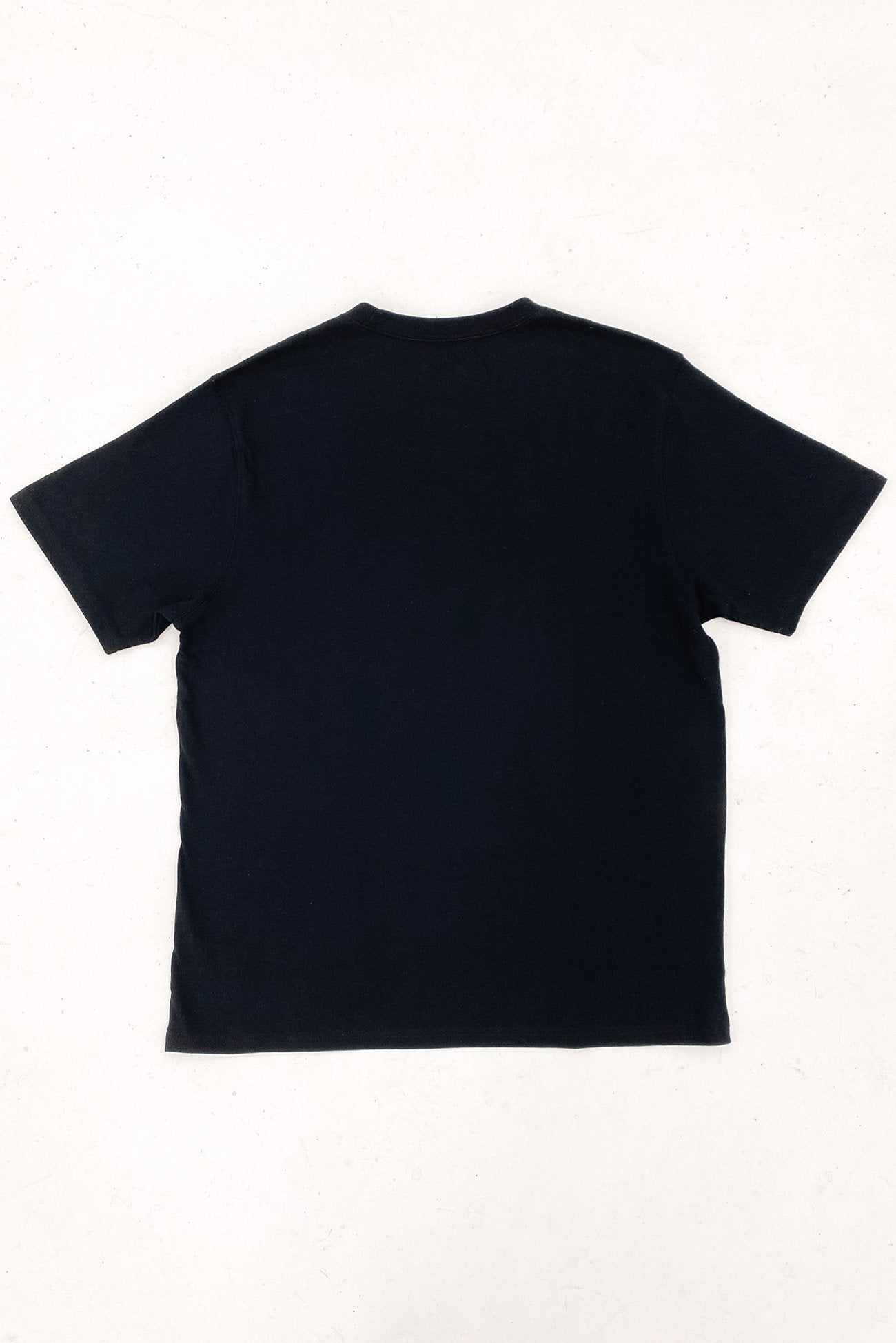 Quality Embroidered Heavy Weight Short Sleeve Standard Tee Black Classic Wash