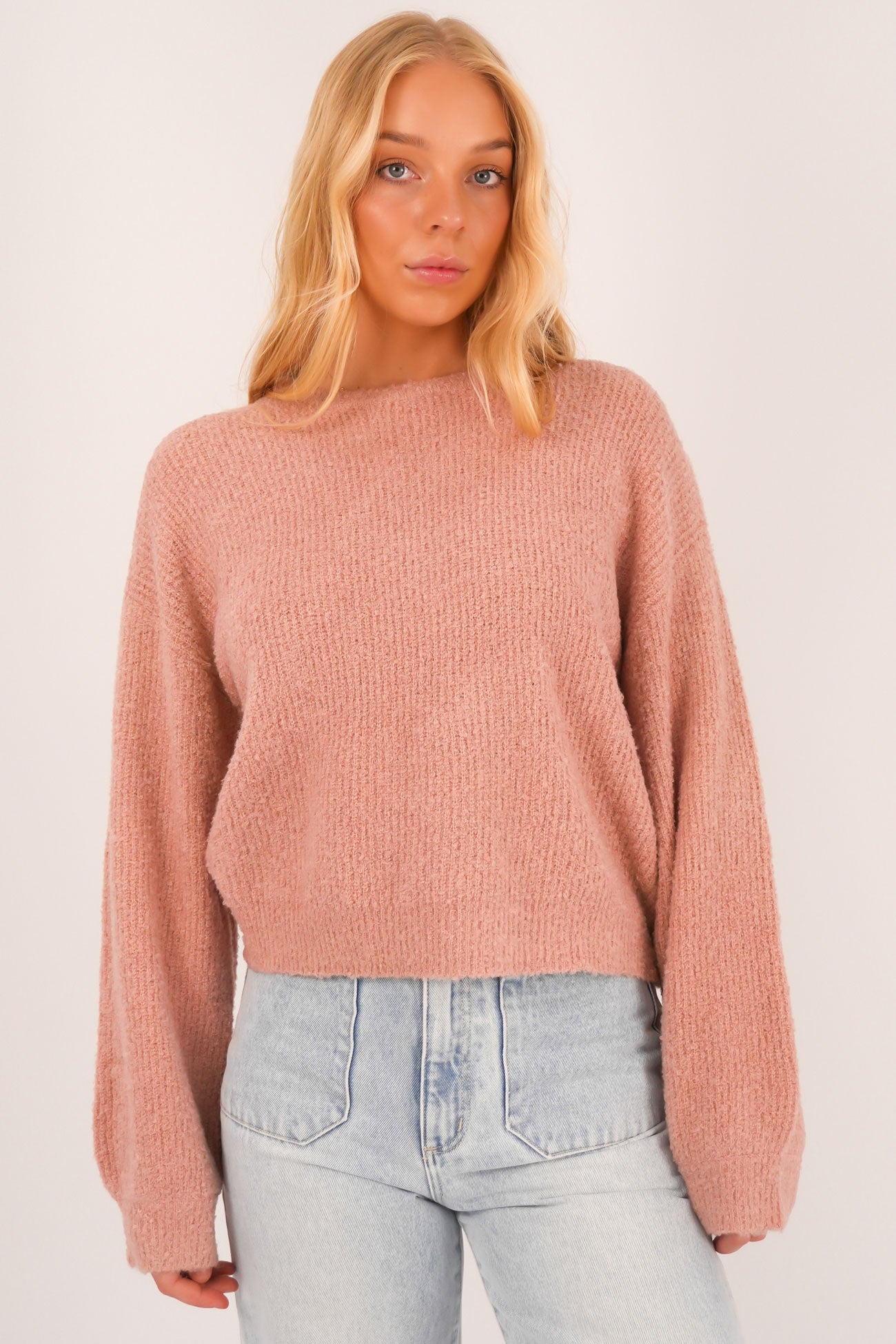 Quinn Knit Jumper Pink