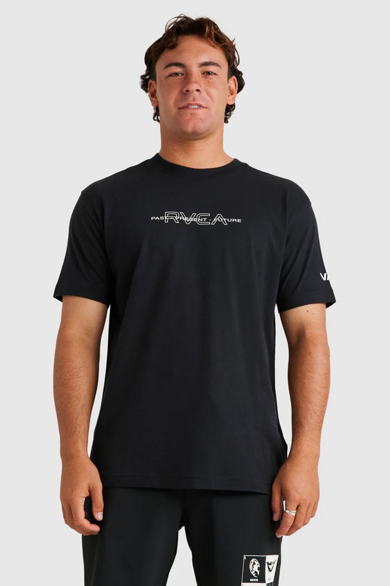 RVCA Inline Short Sleeve Tee RVCA Black