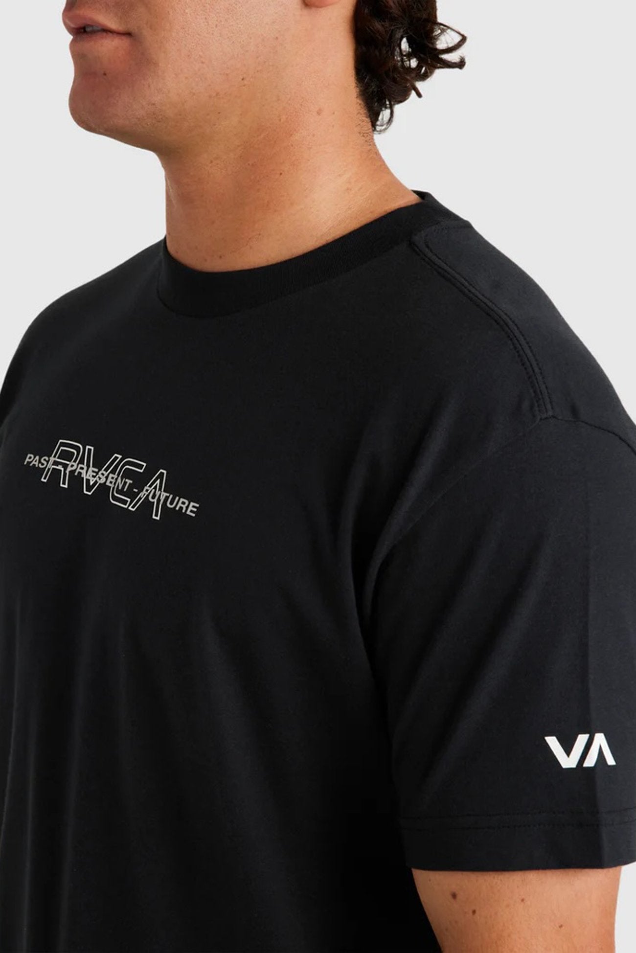 RVCA Inline Short Sleeve Tee RVCA Black