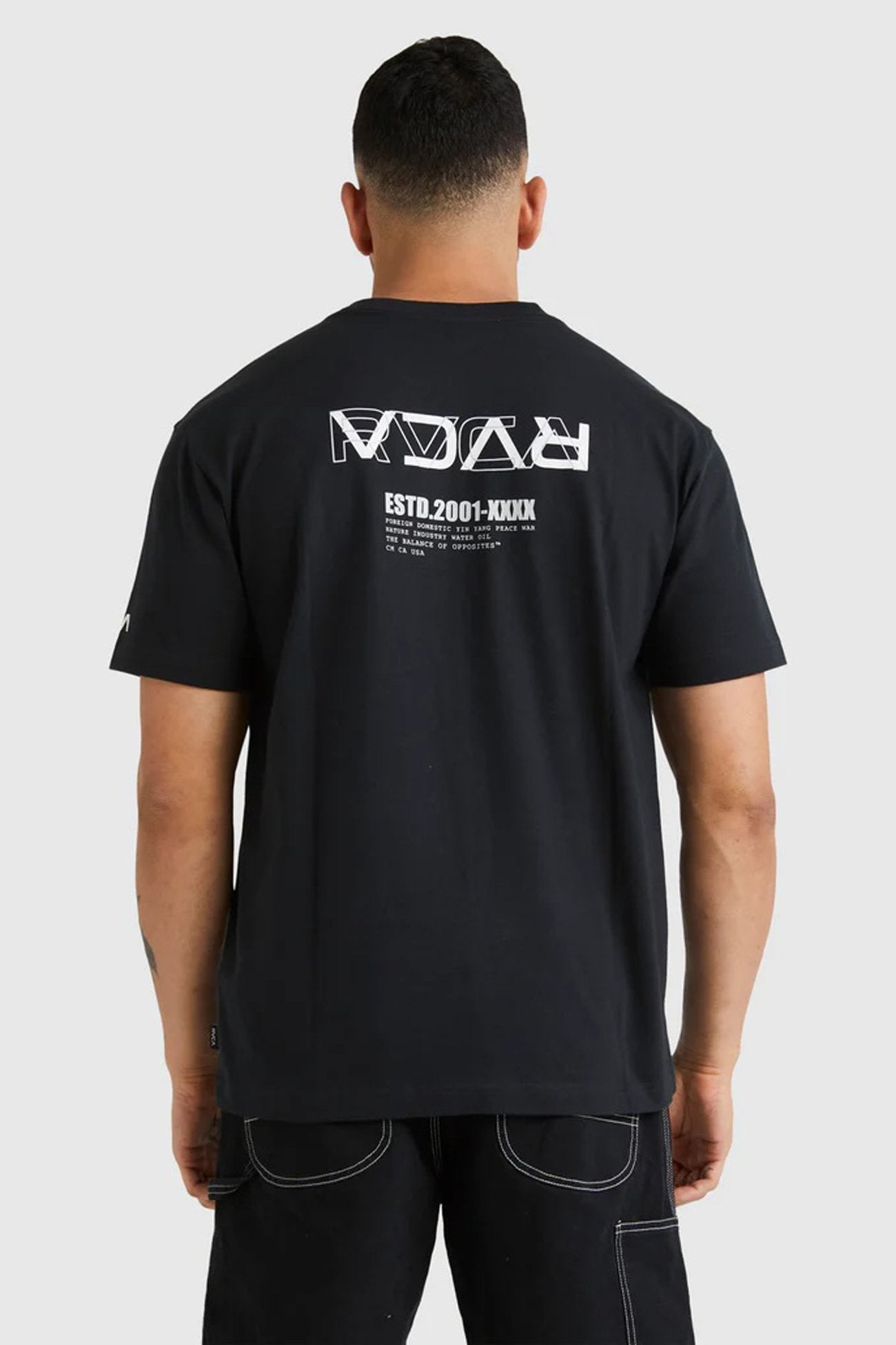 RVCA Reverse Short Sleeve Tee RVCA Black