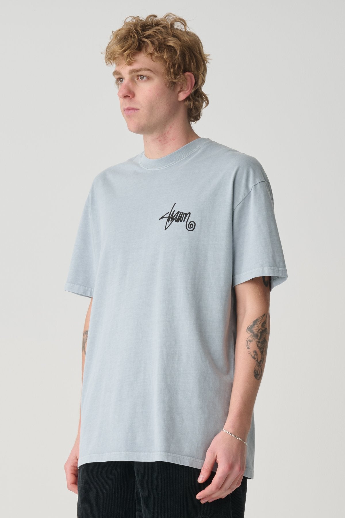 Roots Dot Tee Washed Steel