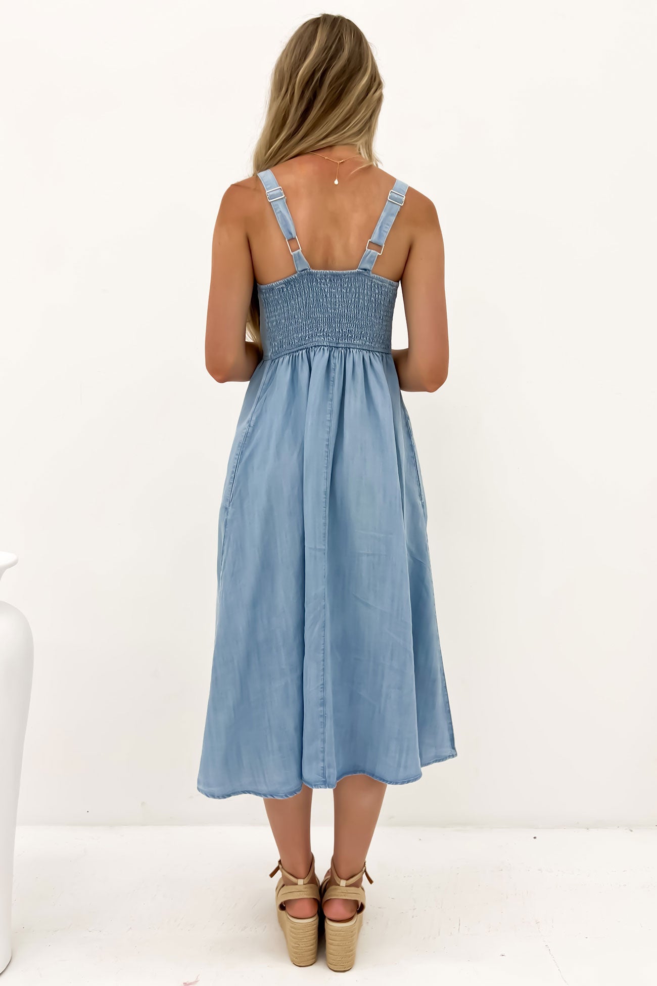 Rye Midi Dress Chambray