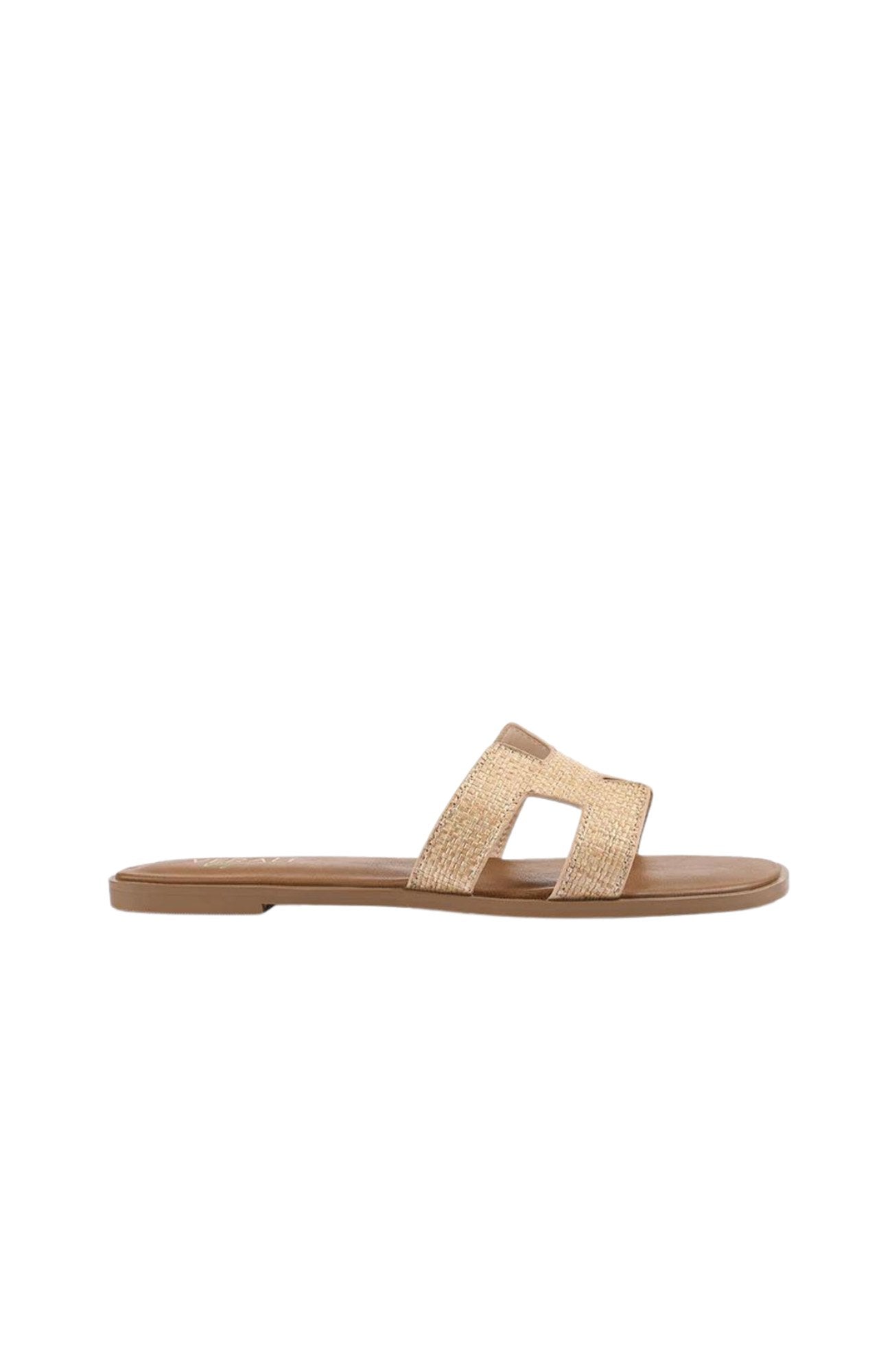 Sandra Casual Slides Natural Raffia