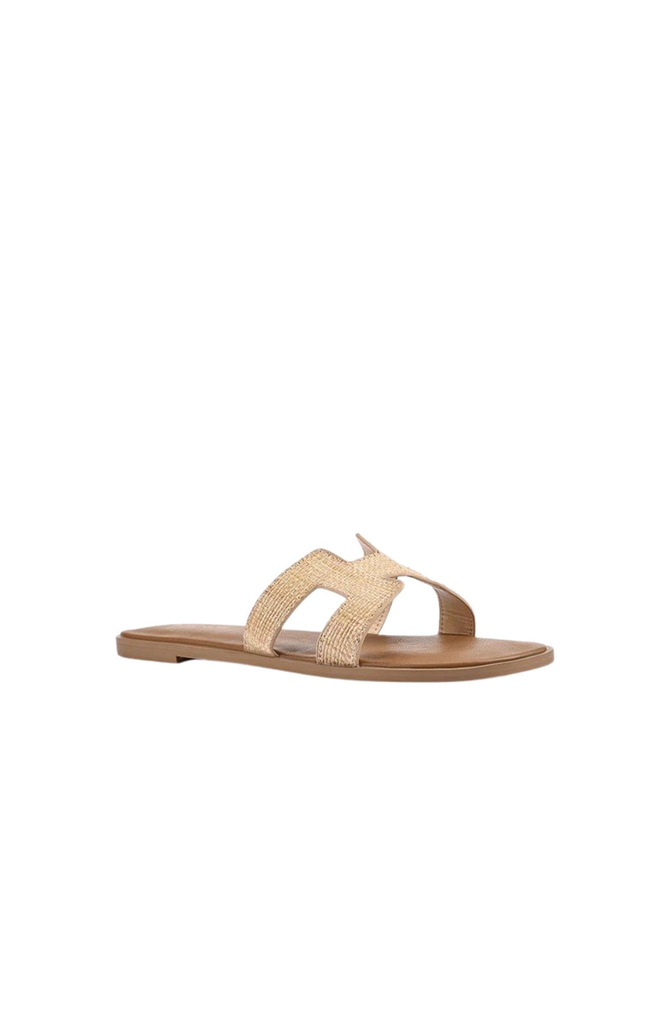 Sandra Casual Slides Natural Raffia