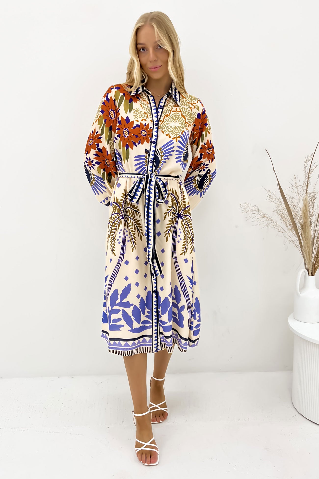 Sasha Midi Dress Tropical Sagrada