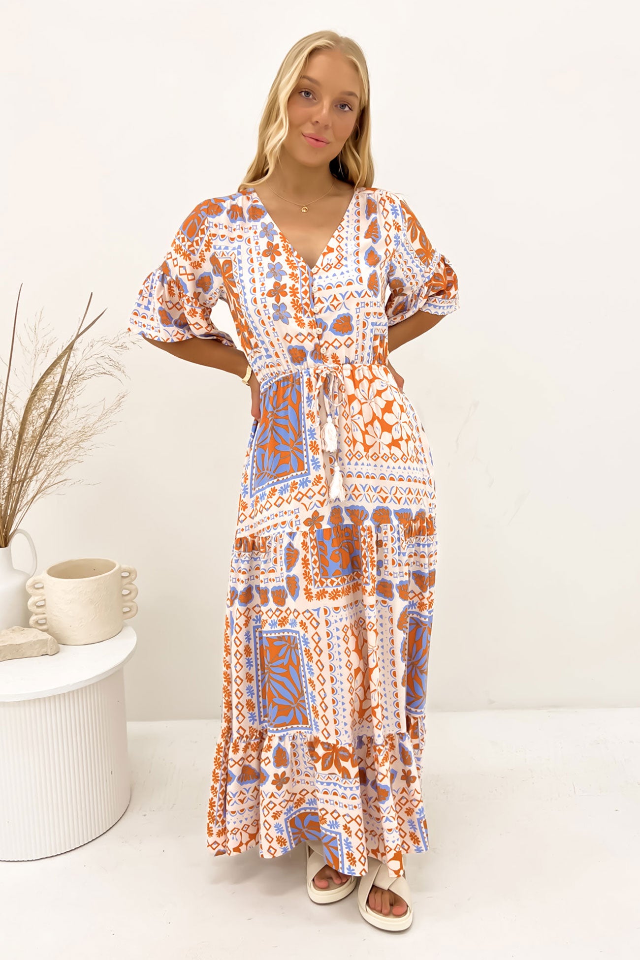 Scarlett Maxi Dress Phoenix Palm