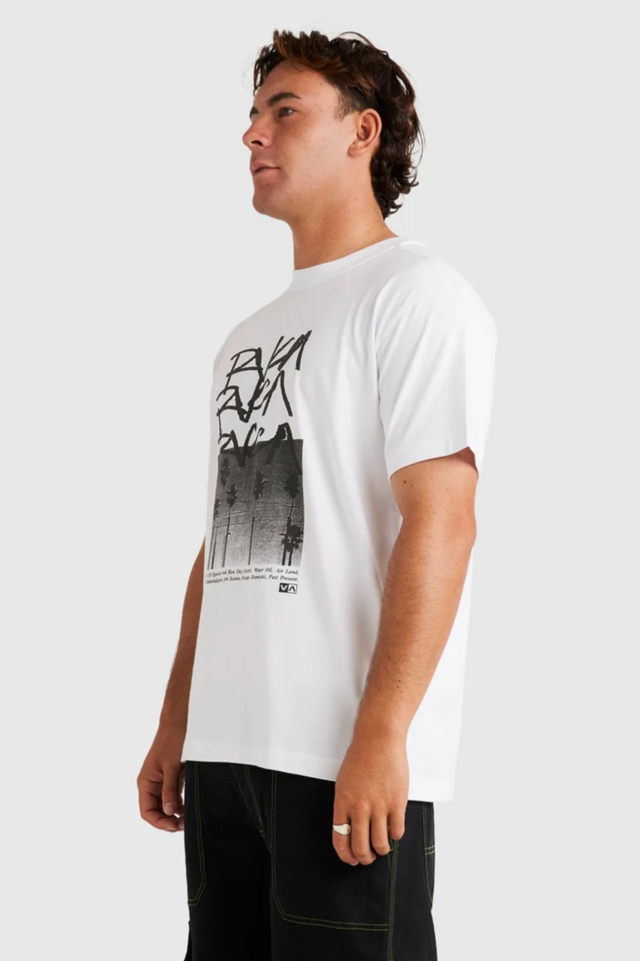 Scrawls Short Sleeve Tee White