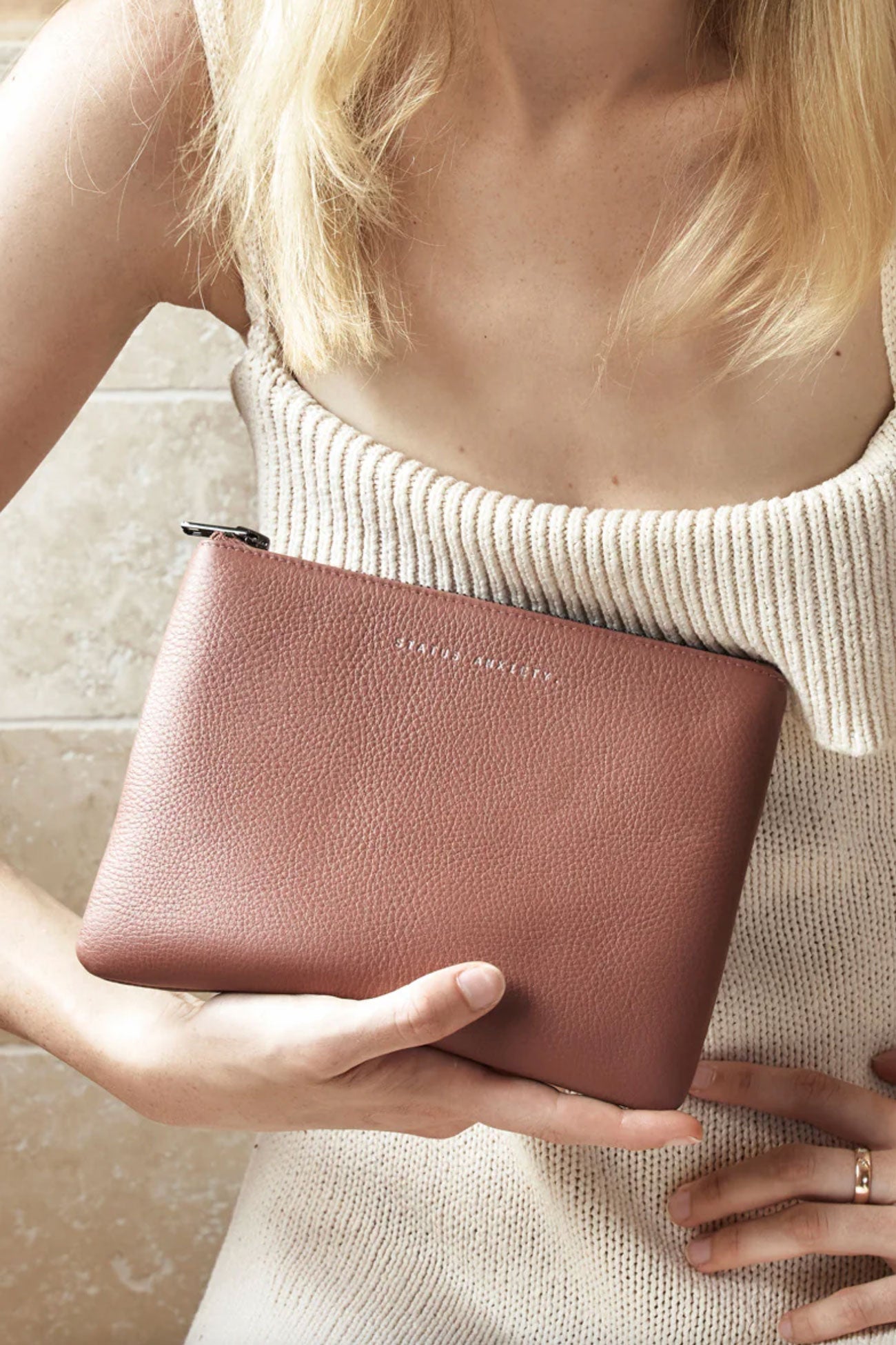 New Day Wallet Dusty Rose