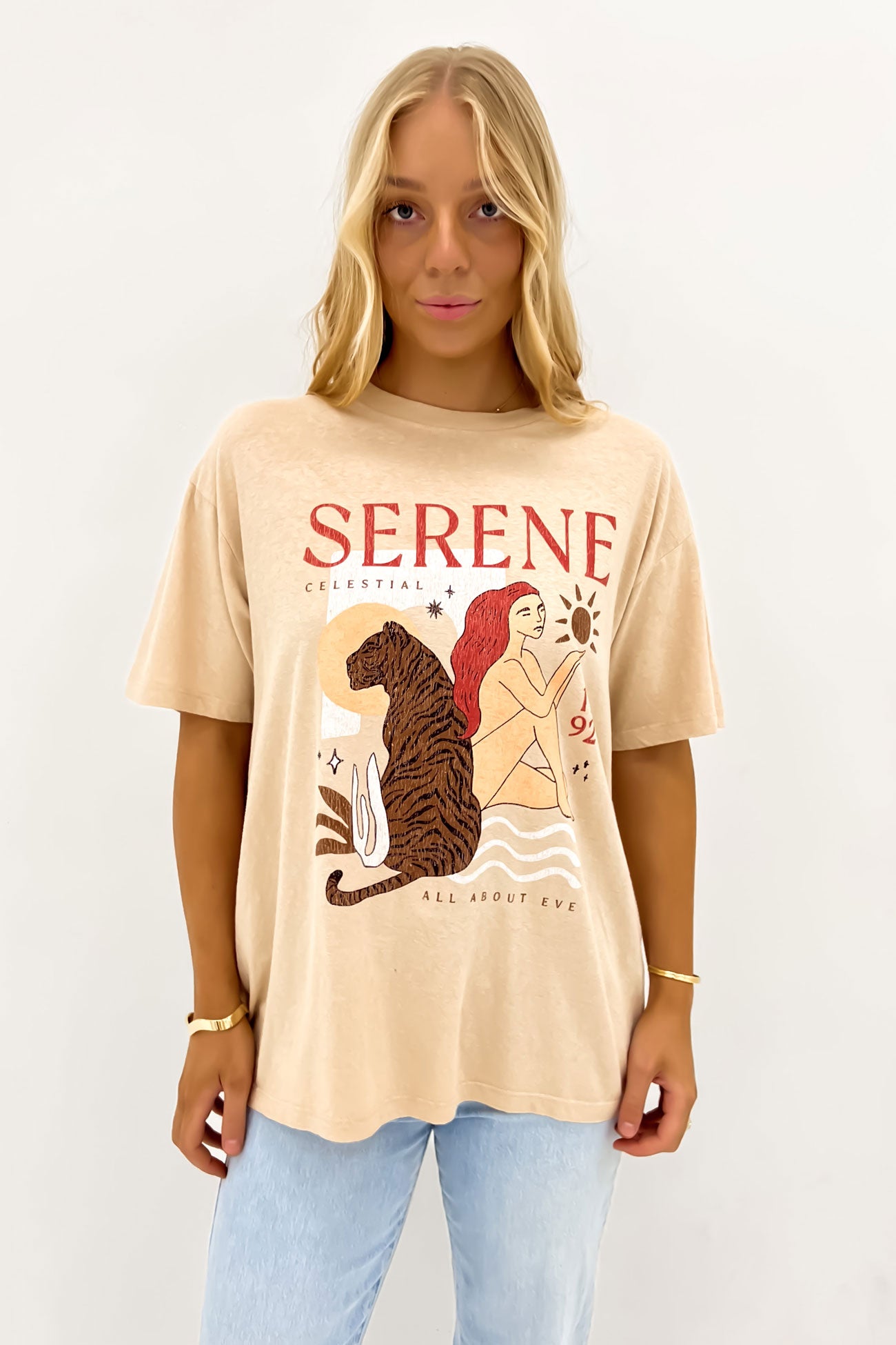 Serene Oversized Tee Oat