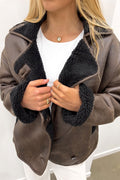 Shannon Sherpa Jacket Beige
