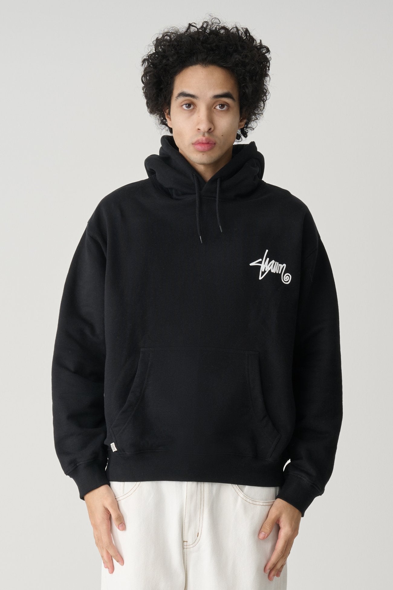 Shawn Script Hood Black