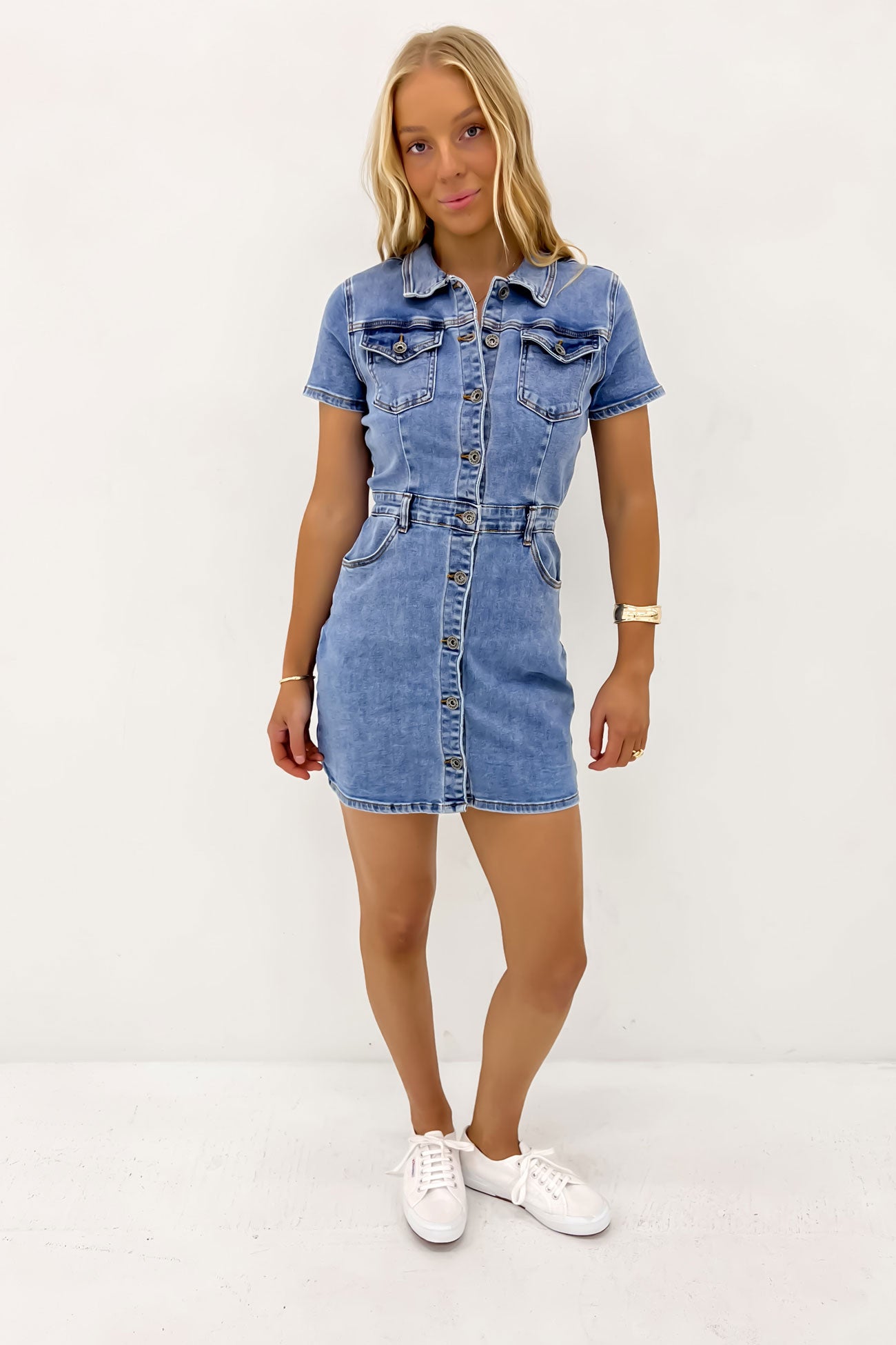 Shay Mini Dress Light Blue