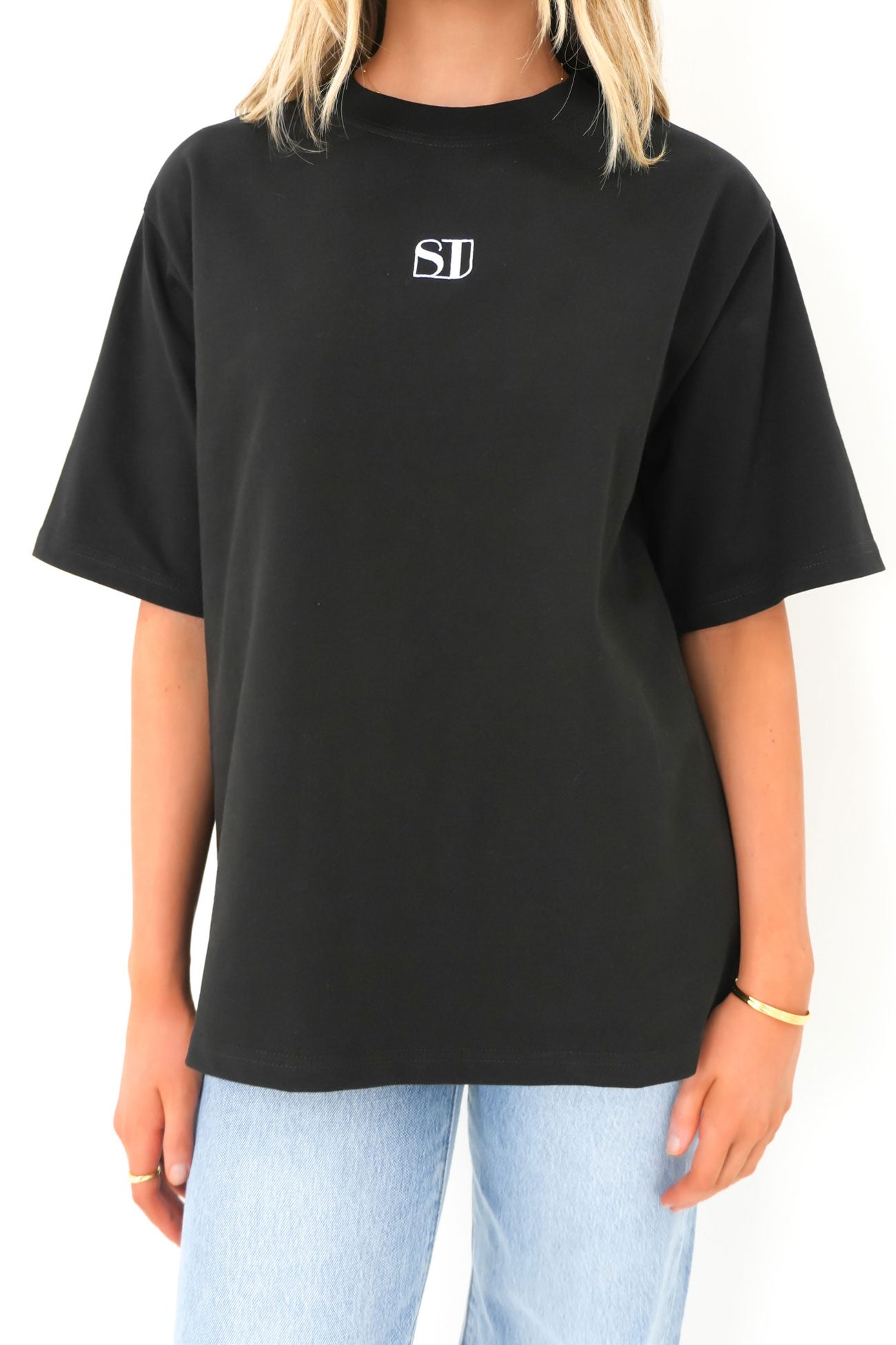 Silent Luxe Tee Black