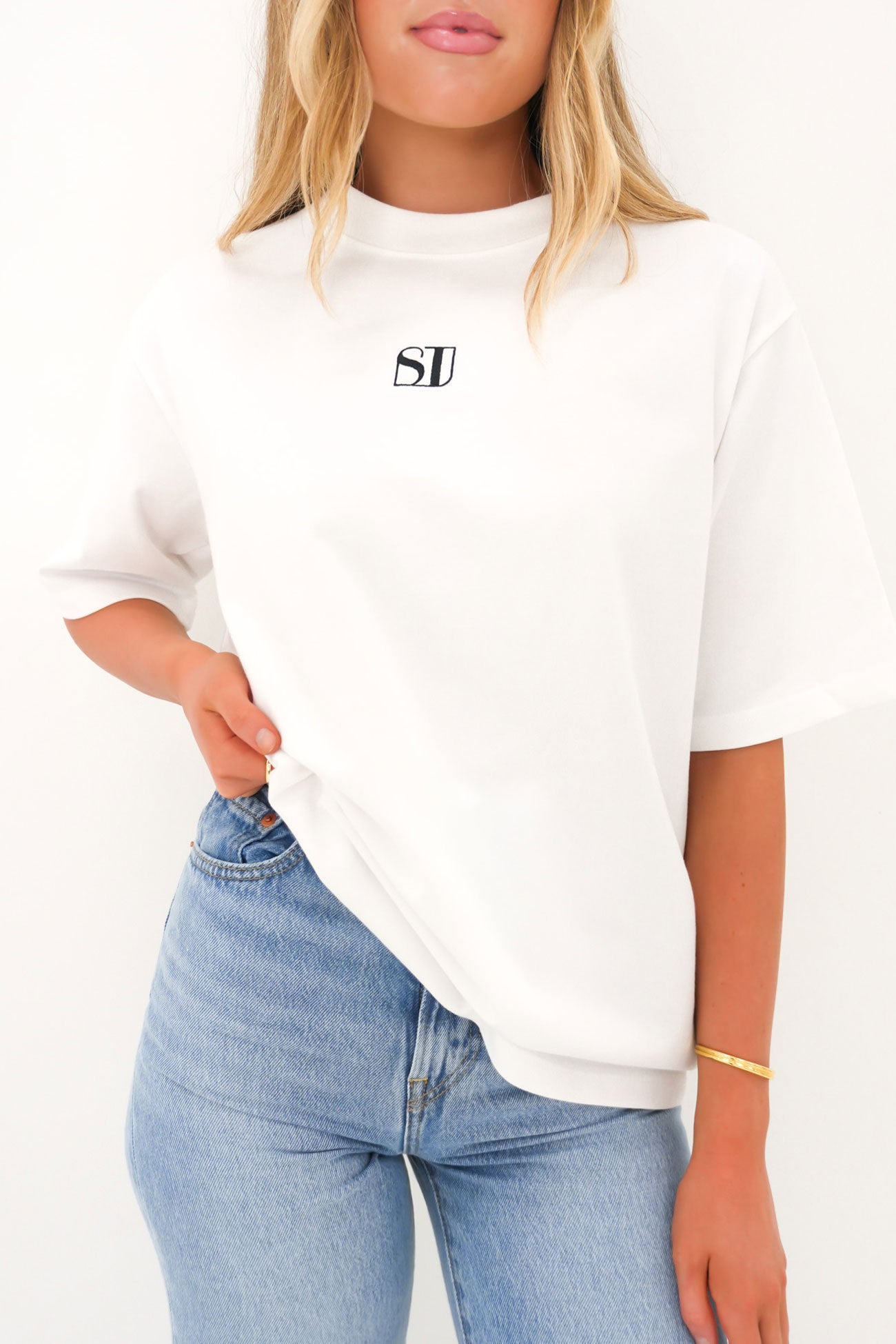 Silent Luxe Tee White