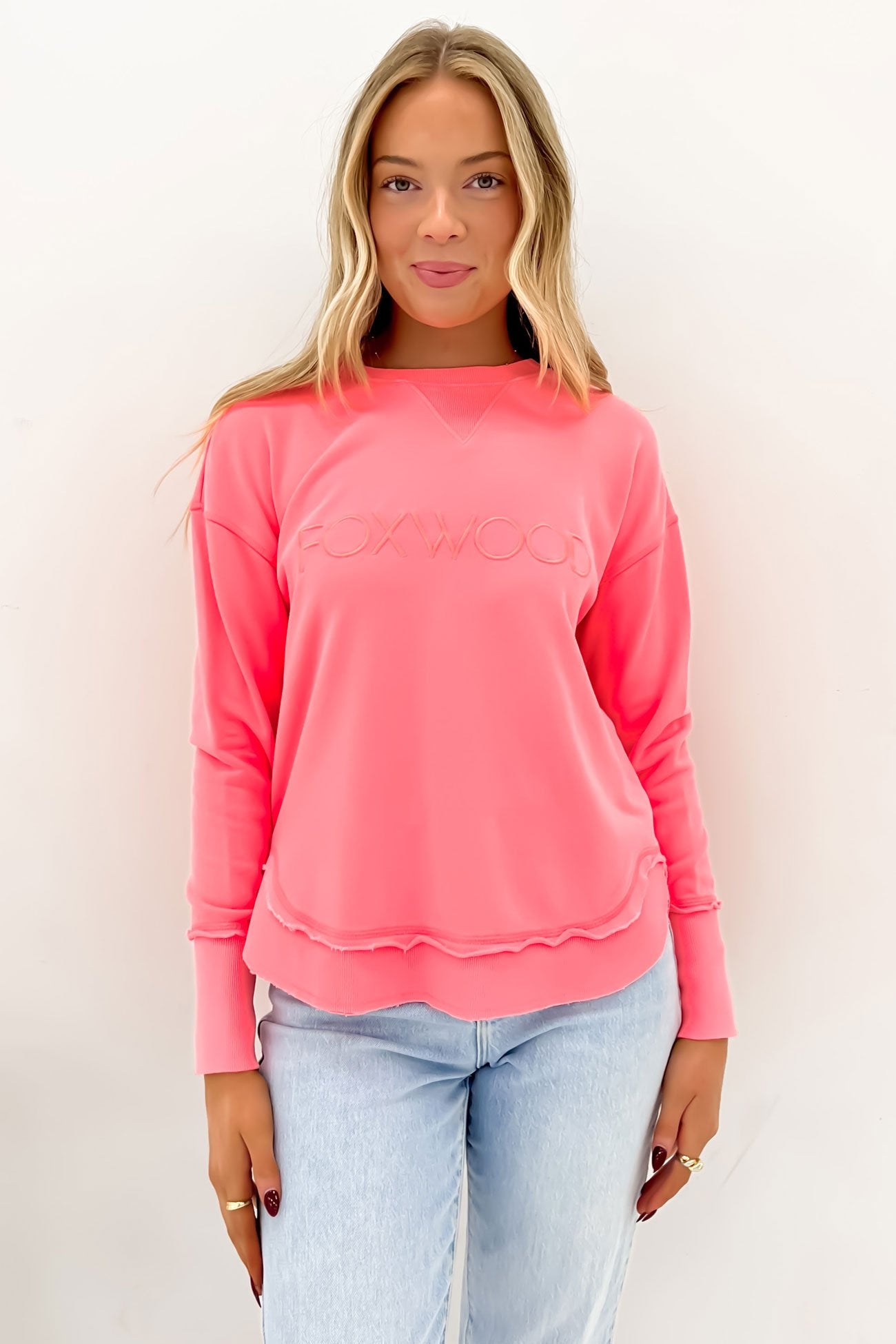 Simplified Crew Neon Pink