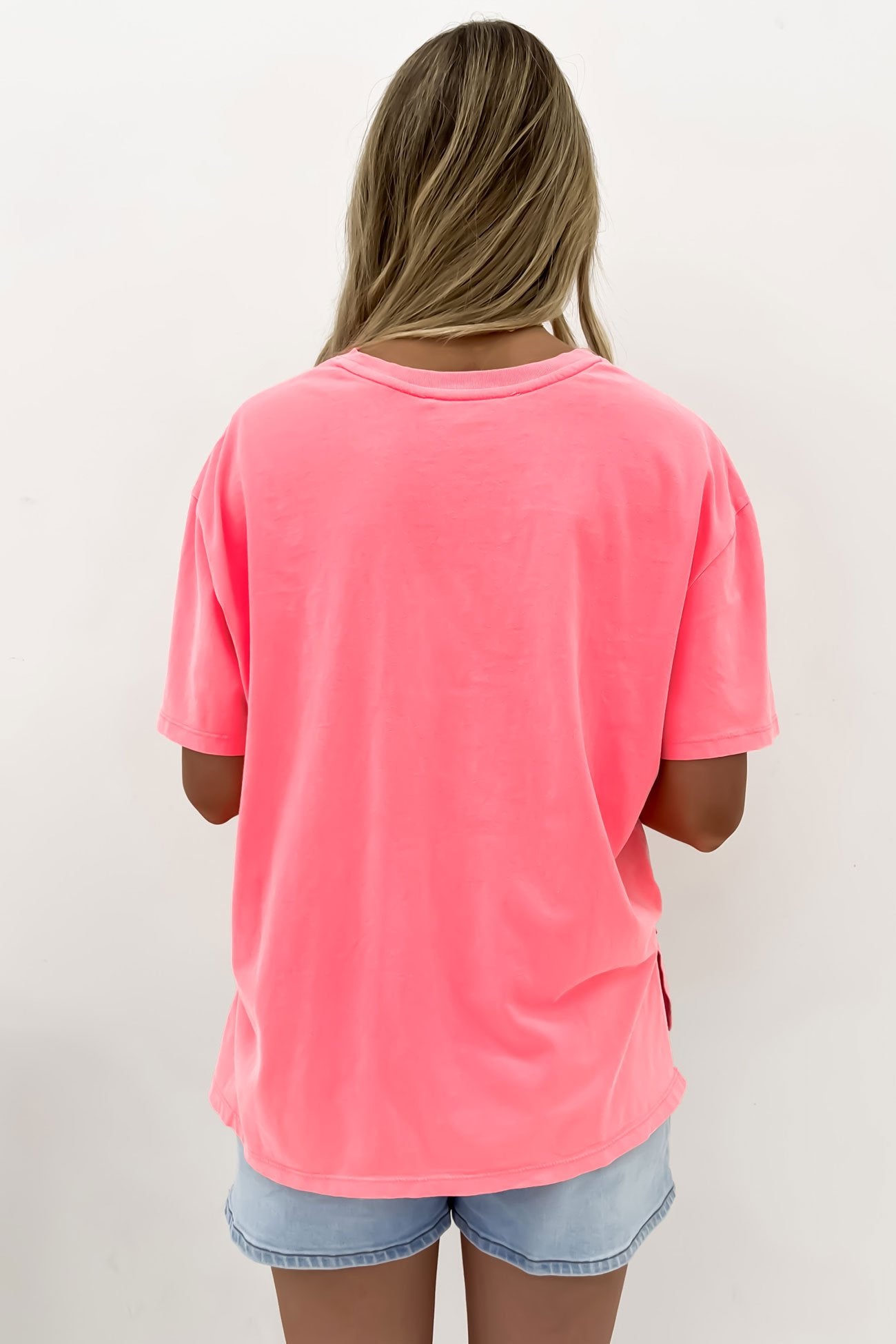 Simplified Tee Neon Pink