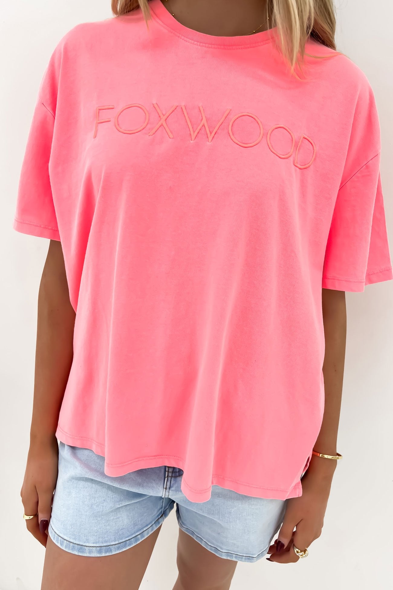 Simplified Tee Neon Pink