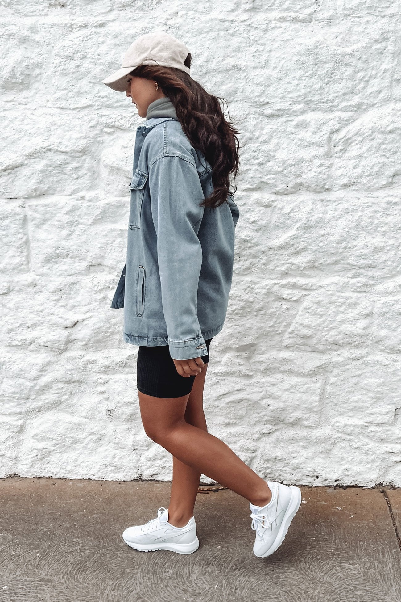 Skylar Denim Shacket Light Blue